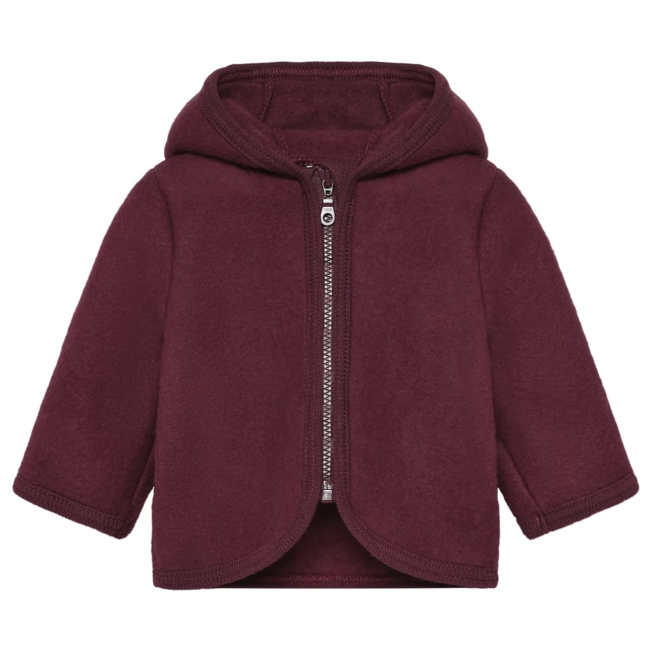 Детско вълнено яке Huttelihut Kid's Jacket Wool Fleece with Hood Merino jacket - Port Royale