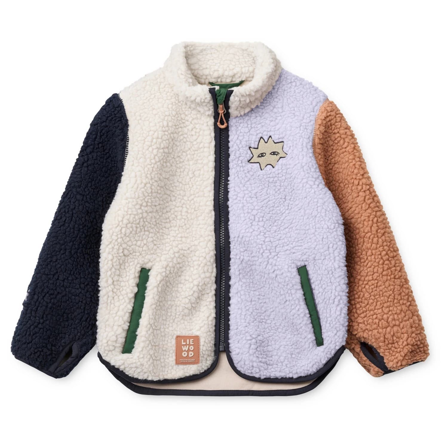 Детско поларено яке LIEWOOD Kid's Nolan Pile Jacket Fleece jacket - Mood Multi Mix
