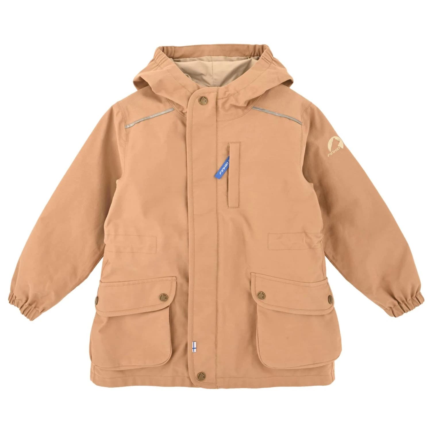 Детско водоустойчиво яке Finkid Kid's Tuulikki Sport Parka - Camel