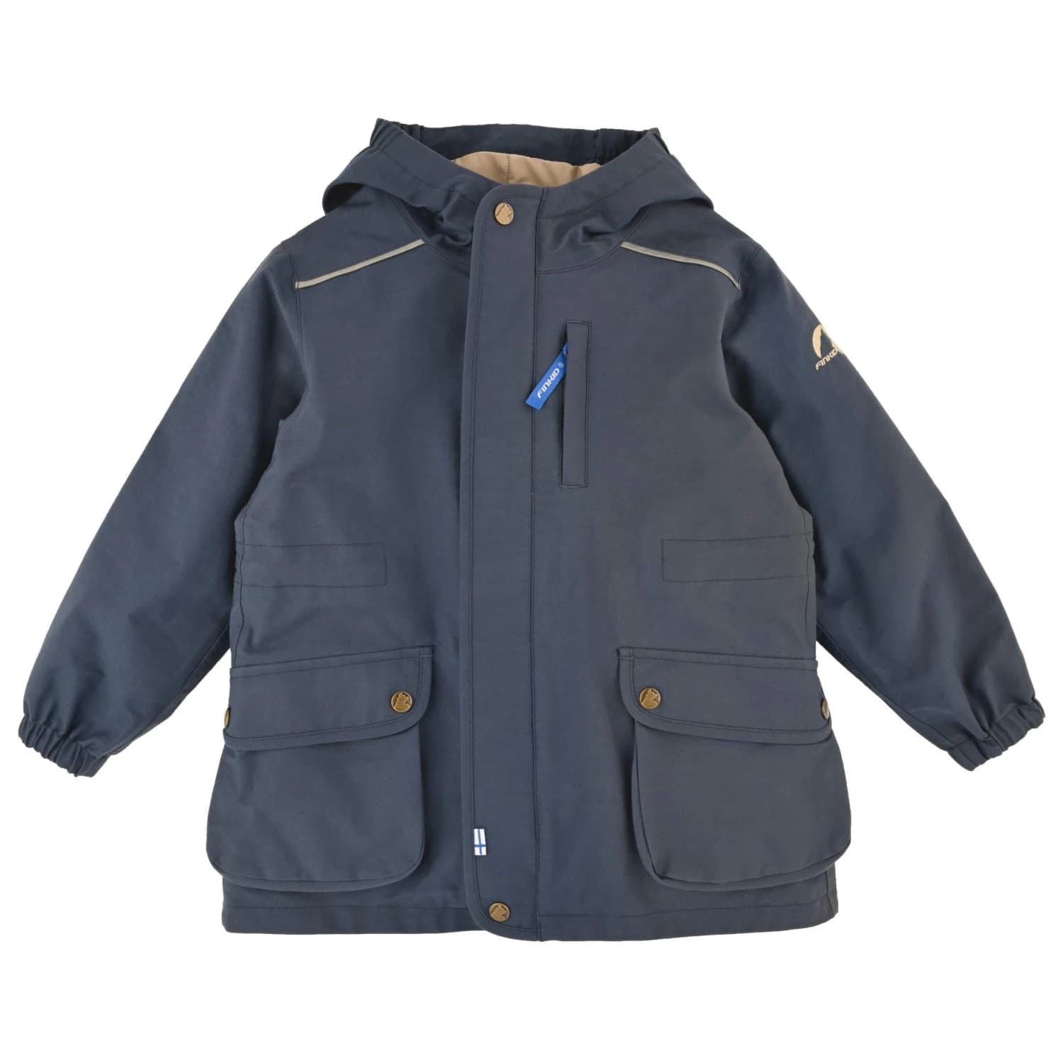 Детско водоустойчиво яке Finkid Kid's Tuulikki Sport Parka - Denim