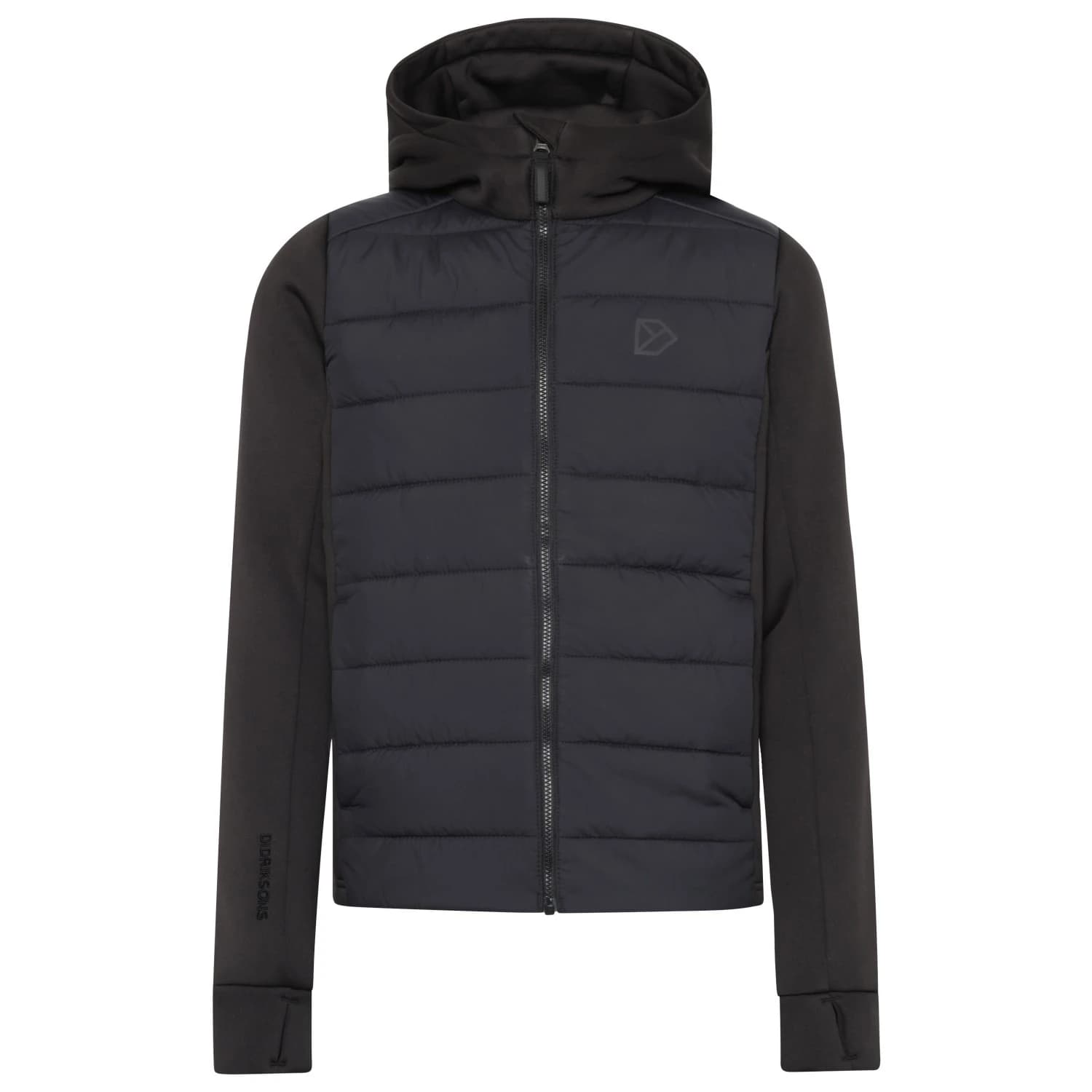 Детско синтетично яке Didriksons Kid's Kapris Full Zip 3 Synthetic jacket - Black