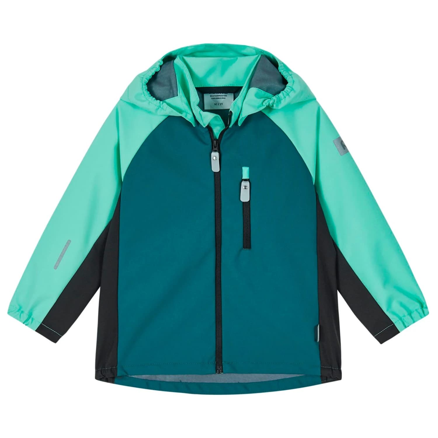 Детско софтшел яке Reima Kid's Temppu Waterproof jacket - Dark Teal