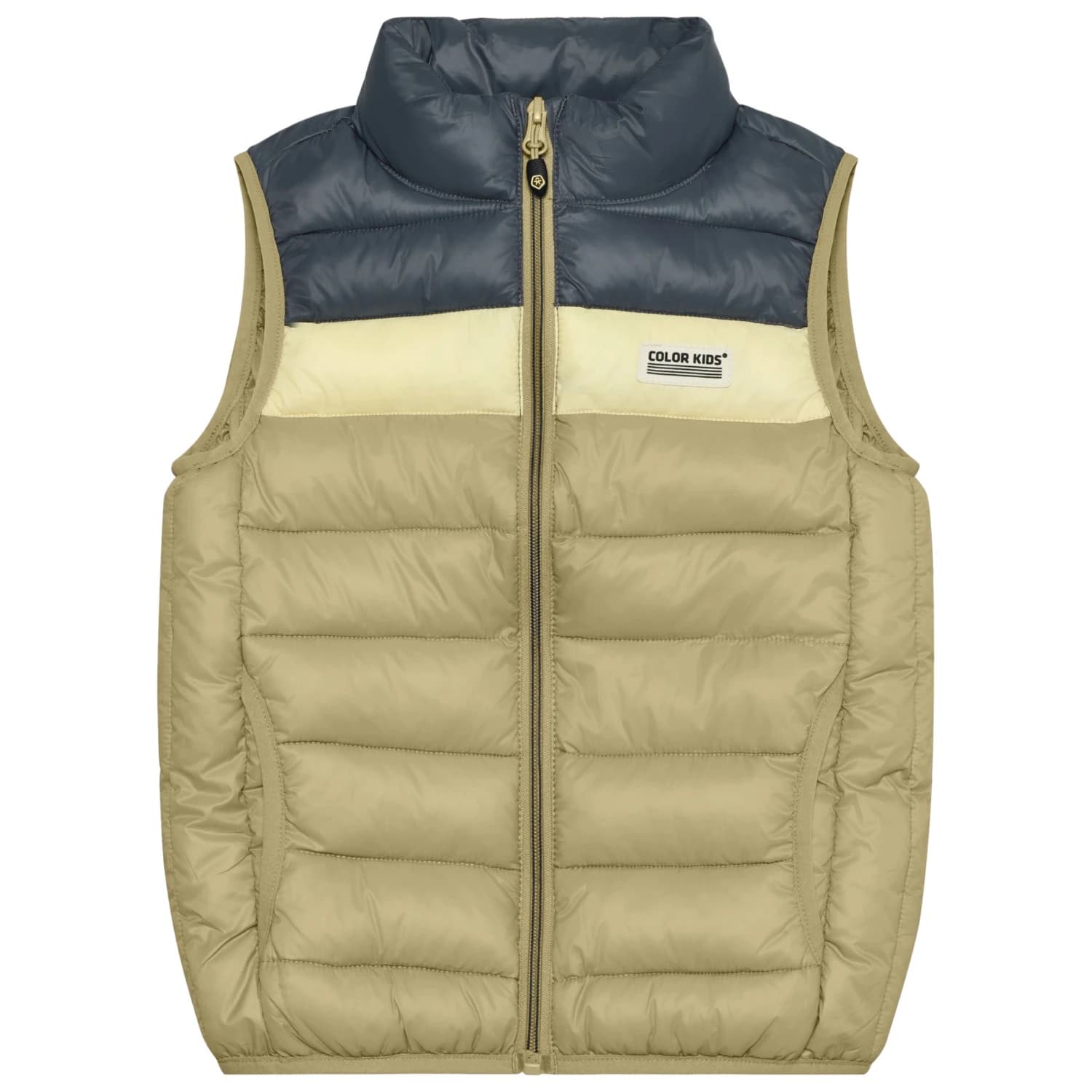 Детски синтетичен елек Color kids Kid's Waistcoat Quilted Colorblock Synthetic vest - Sponge