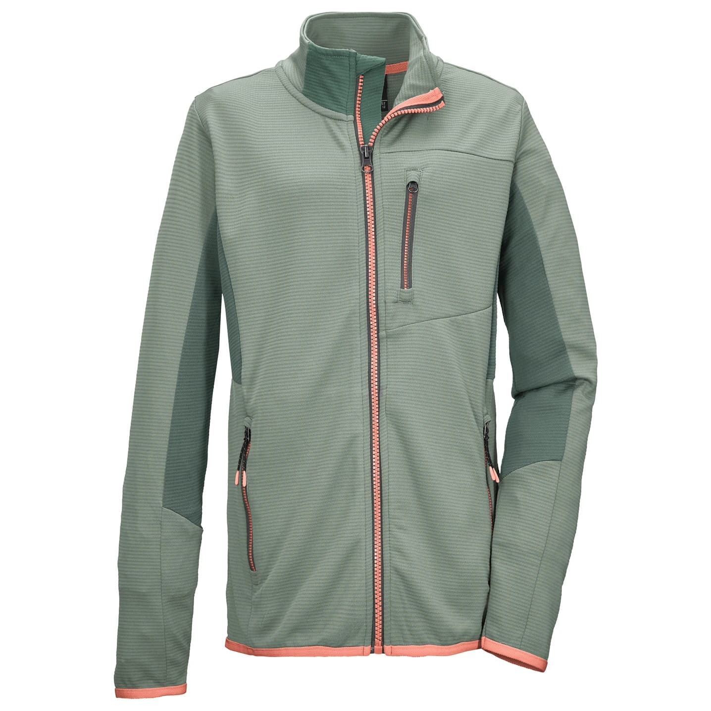 Детско поларено яке killtec Kid's Kos 140 Fleece jacket - Helles Naturgrün