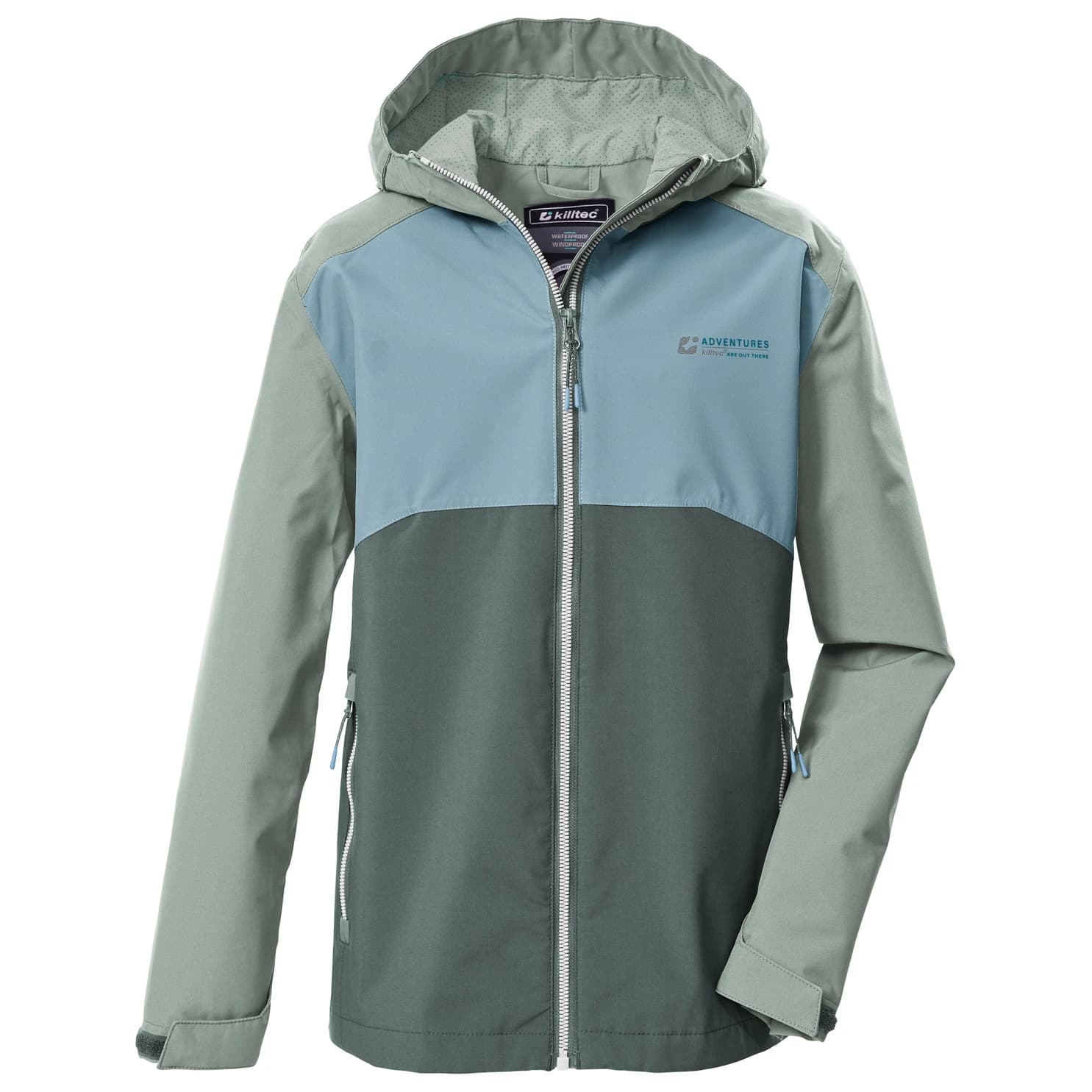 Детско водоустойчиво яке killtec Kid's Kos 147 Waterproof jacket - Helles Naturgrün