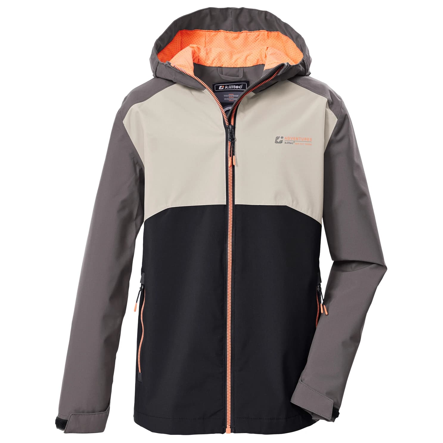 Детско водоустойчиво яке killtec Kid's Kos 147 Waterproof jacket - Taupe