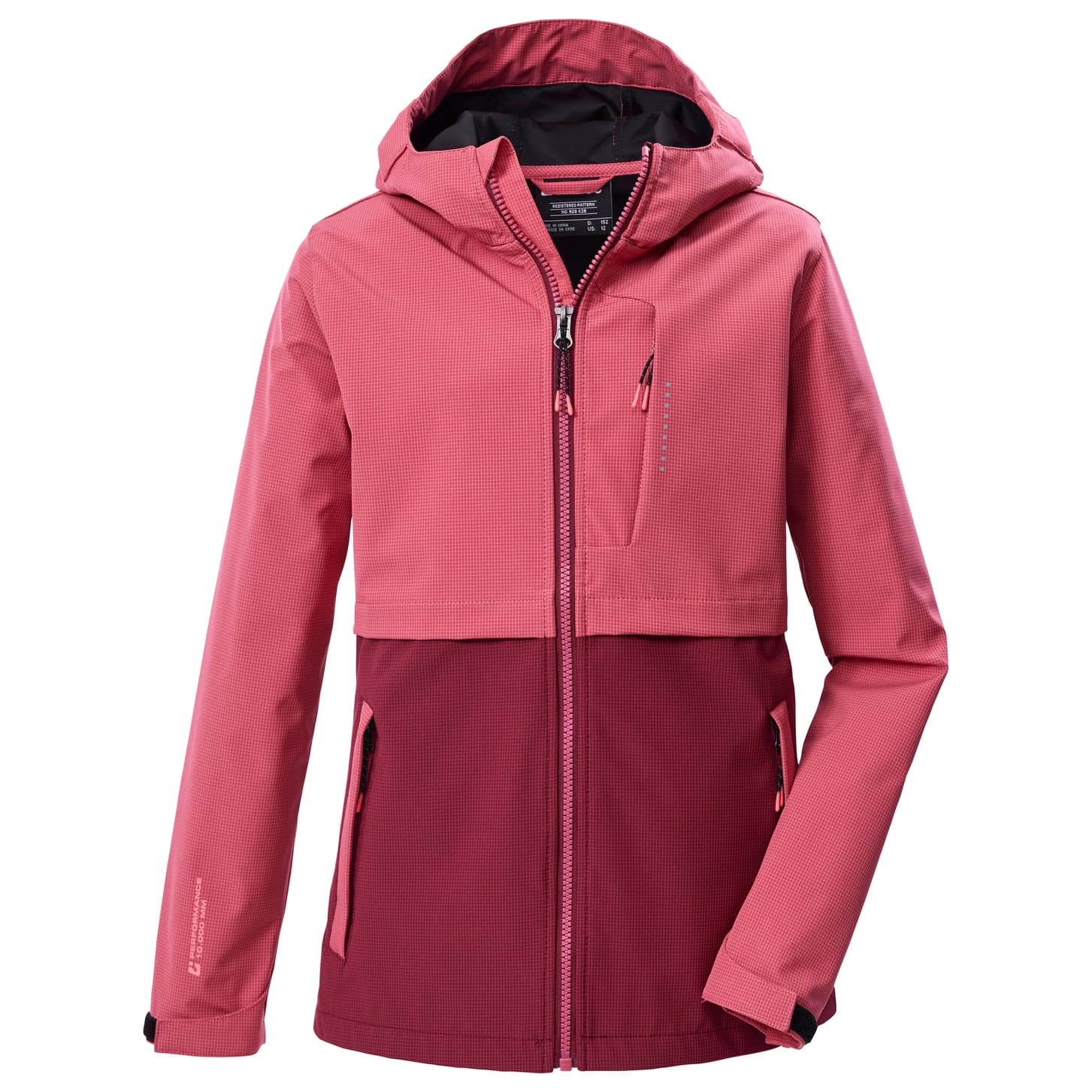 Детско софтшел яке Killtec Kid's Kos 153 Softshell jacket - Dunkelpink