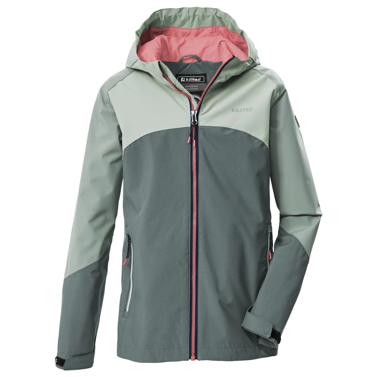 Детско водоустойчиво яке Killtec Kid's Kos 158 Waterproof jacket - Naturgrün