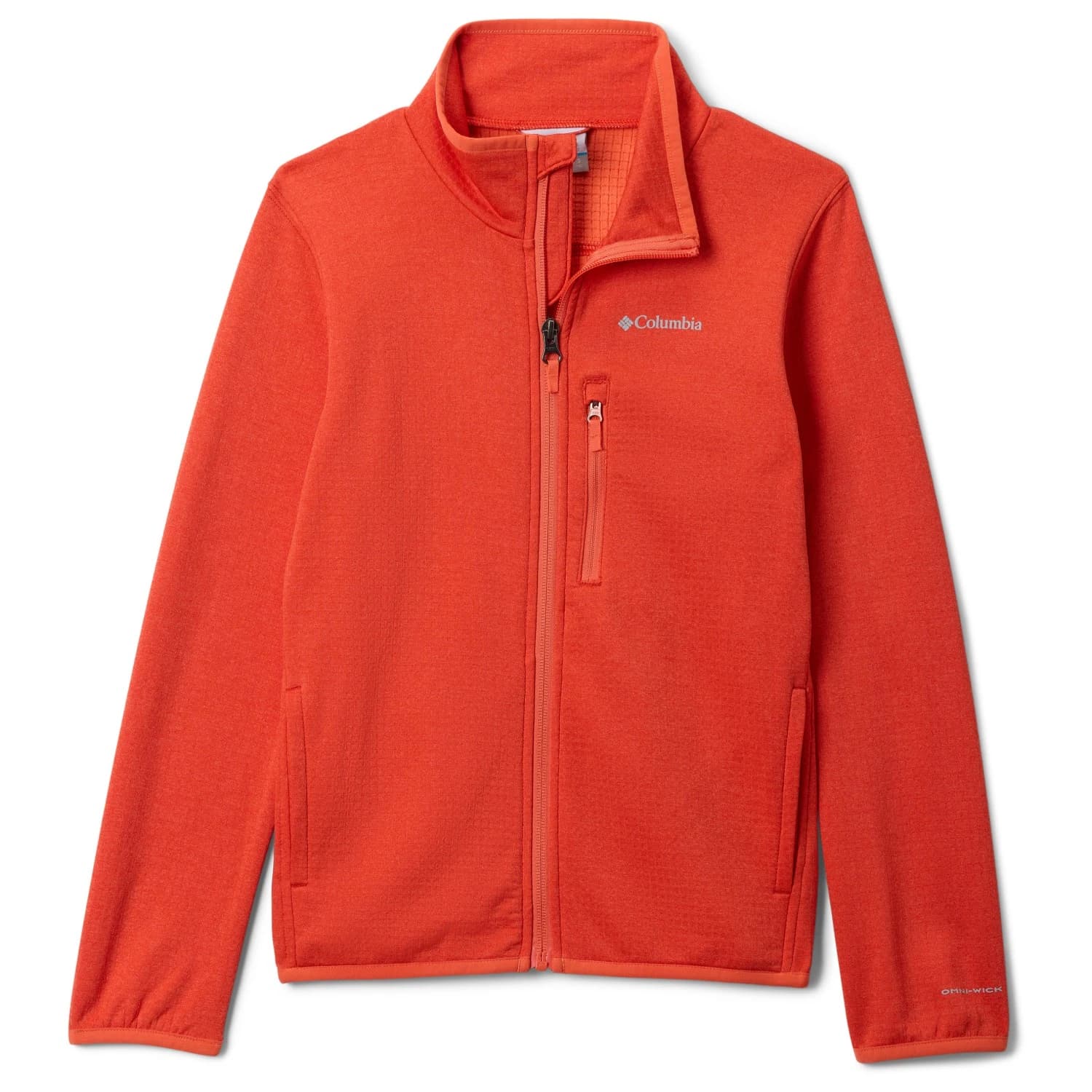 Детско поларено яке Columbia Kid's Essential Hike Grid Fleece Full Zip Fleece jacket - Super Sonic