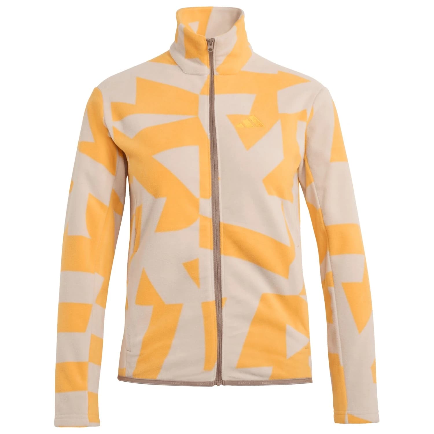 Детско поларено яке adidas Terrex Kid's MT AOP FL Jacket Fleece jacket - Wonder Taupe / Pure Tangerine