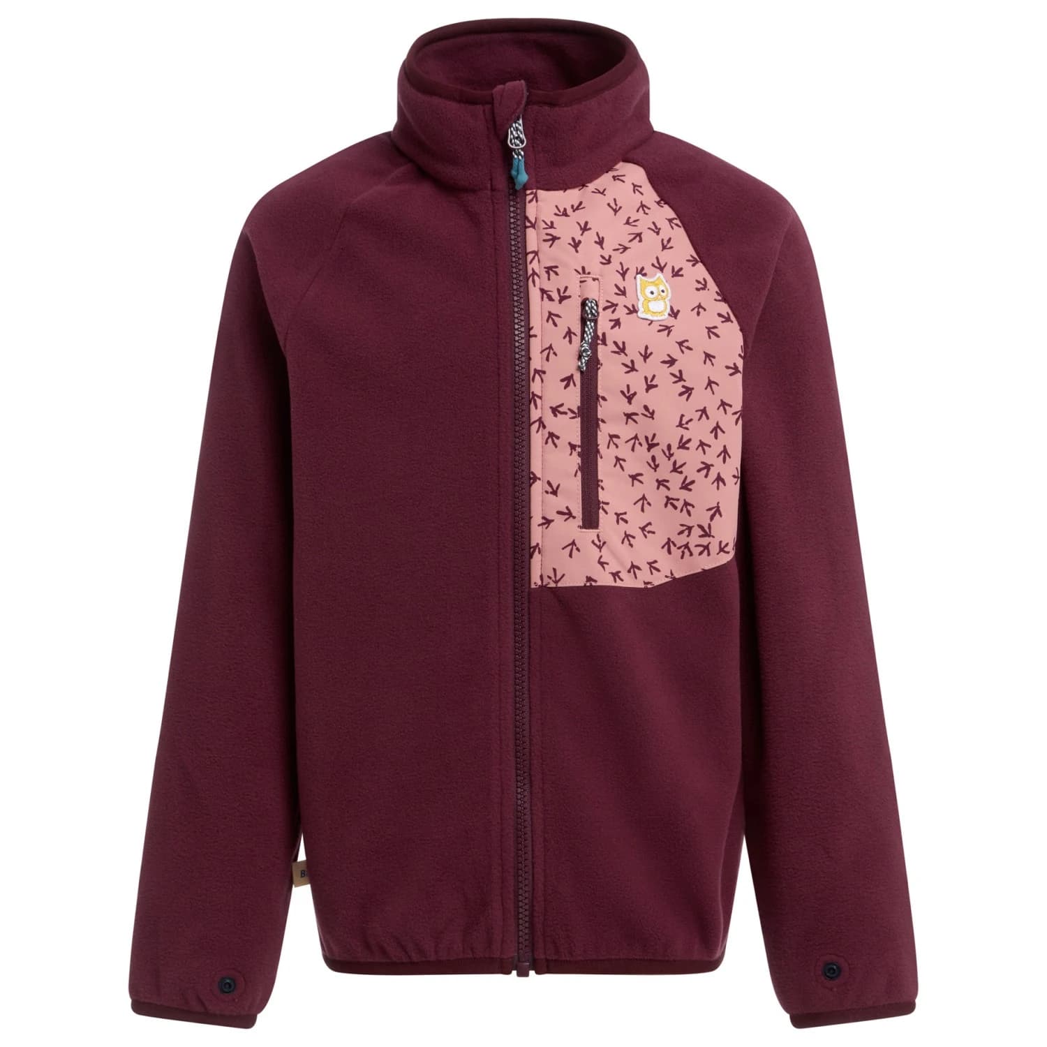 Детско поларено яке Namuk Kid's Avan Bio-Fleecejacke Senso Fleece jacket - Mulberry / Dark Rose
