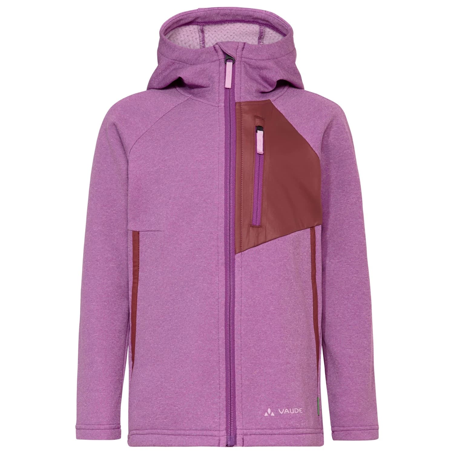 Детско поларено яке Vaude Kid's Rokua Fleece Jacket - Magenta
