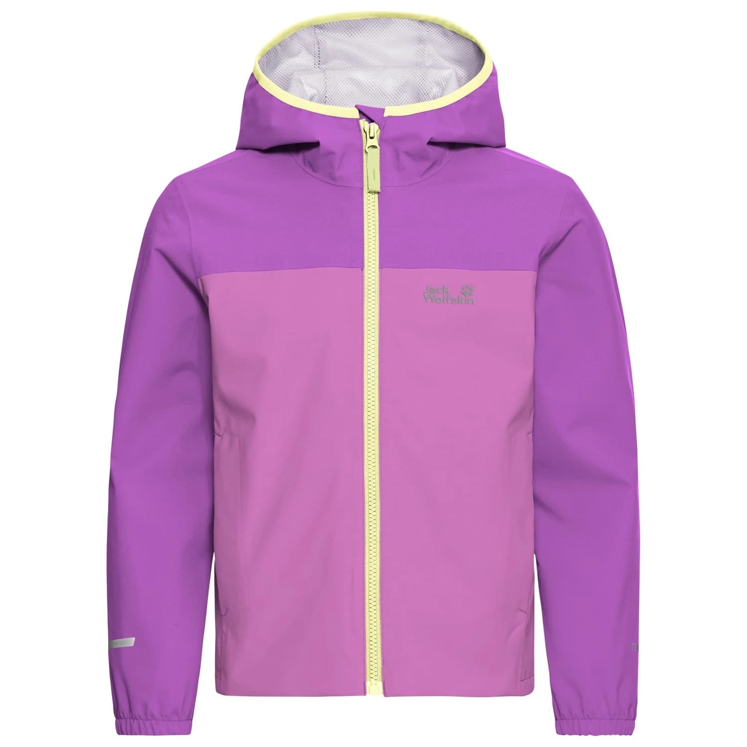 Детско водоустойчиво яке Jack Wolfskin Kid's Adventuretribe 2L Jacket Waterproof jacket - Foxglove