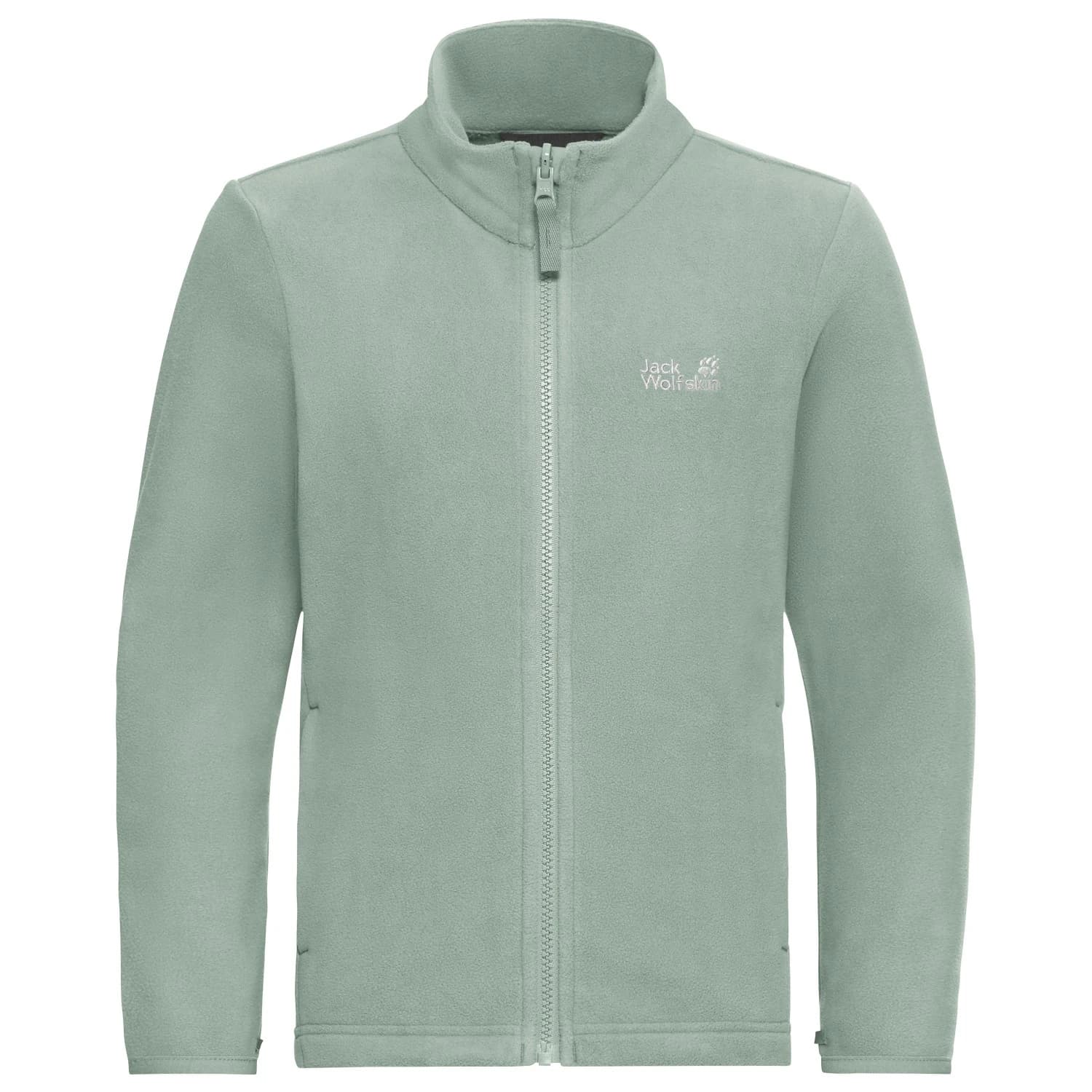 Детско поларено яке Jack Wolfskin Kid's Taunus 100 Fullzip Fleece jacket - Green Zinnia