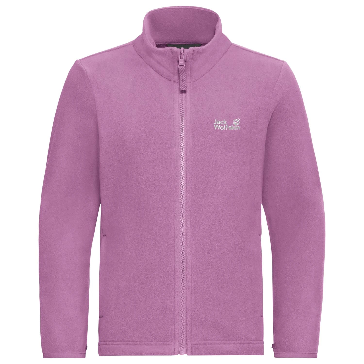 Детско поларено яке Jack Wolfskin Kid's Taunus 100 Fullzip Fleece jacket - Vivid Orchid