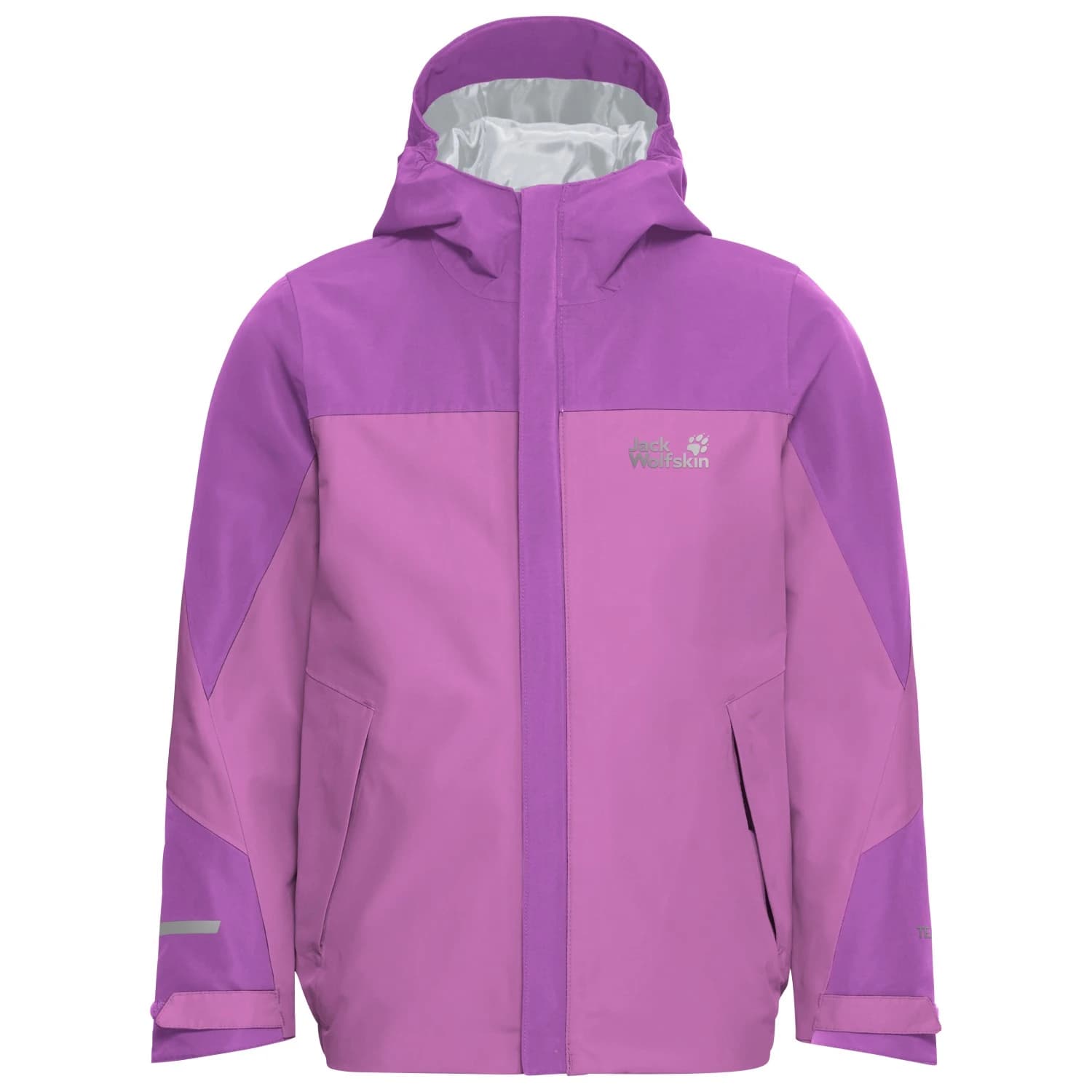 Детско водоустойчиво яке Jack Wolfskin Kid's Trailventure 2L Jacket Waterproof jacket - Foxglove