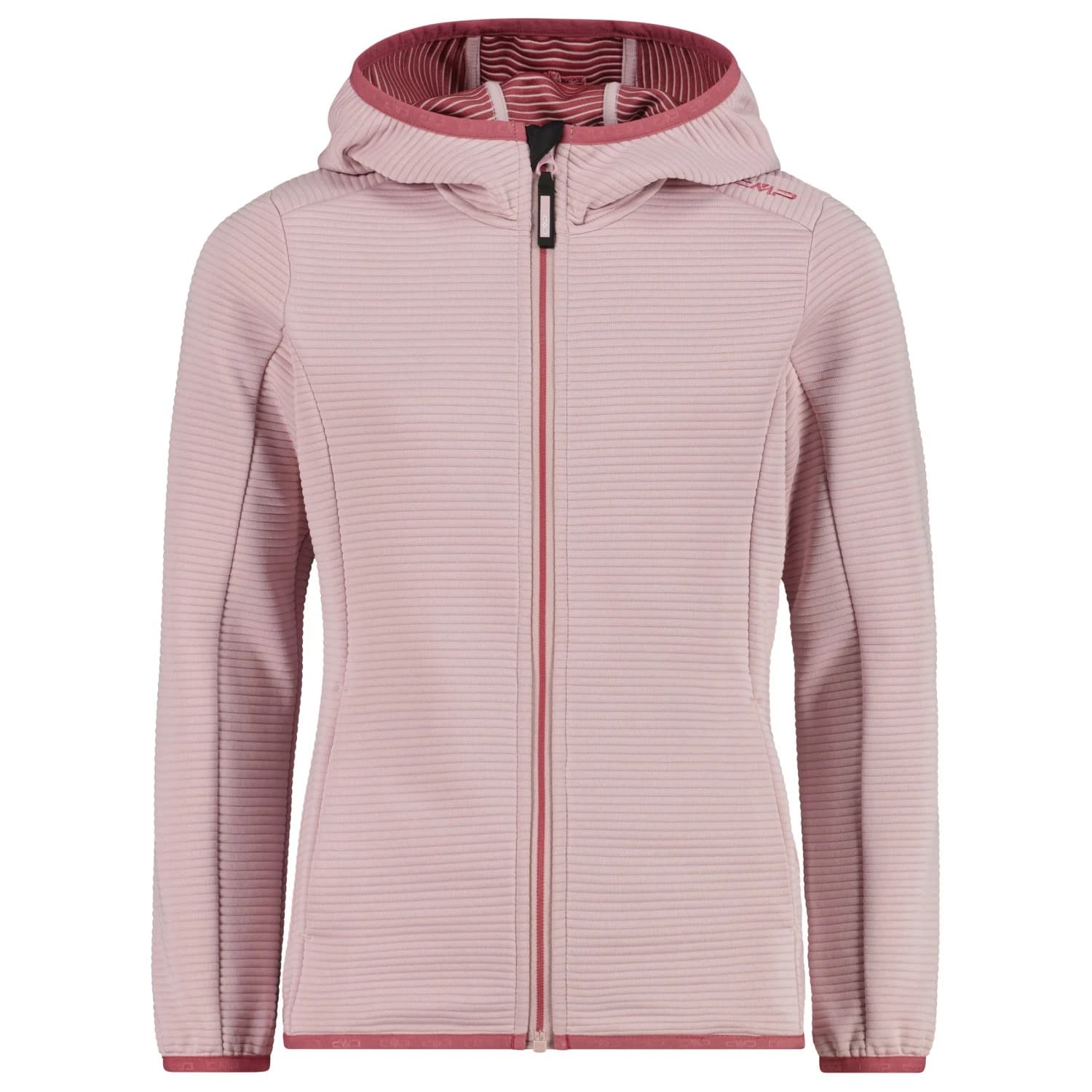 Поларено яке CMP Girl's Fix Hood Jacket Fleece jacket - Dawn Pink