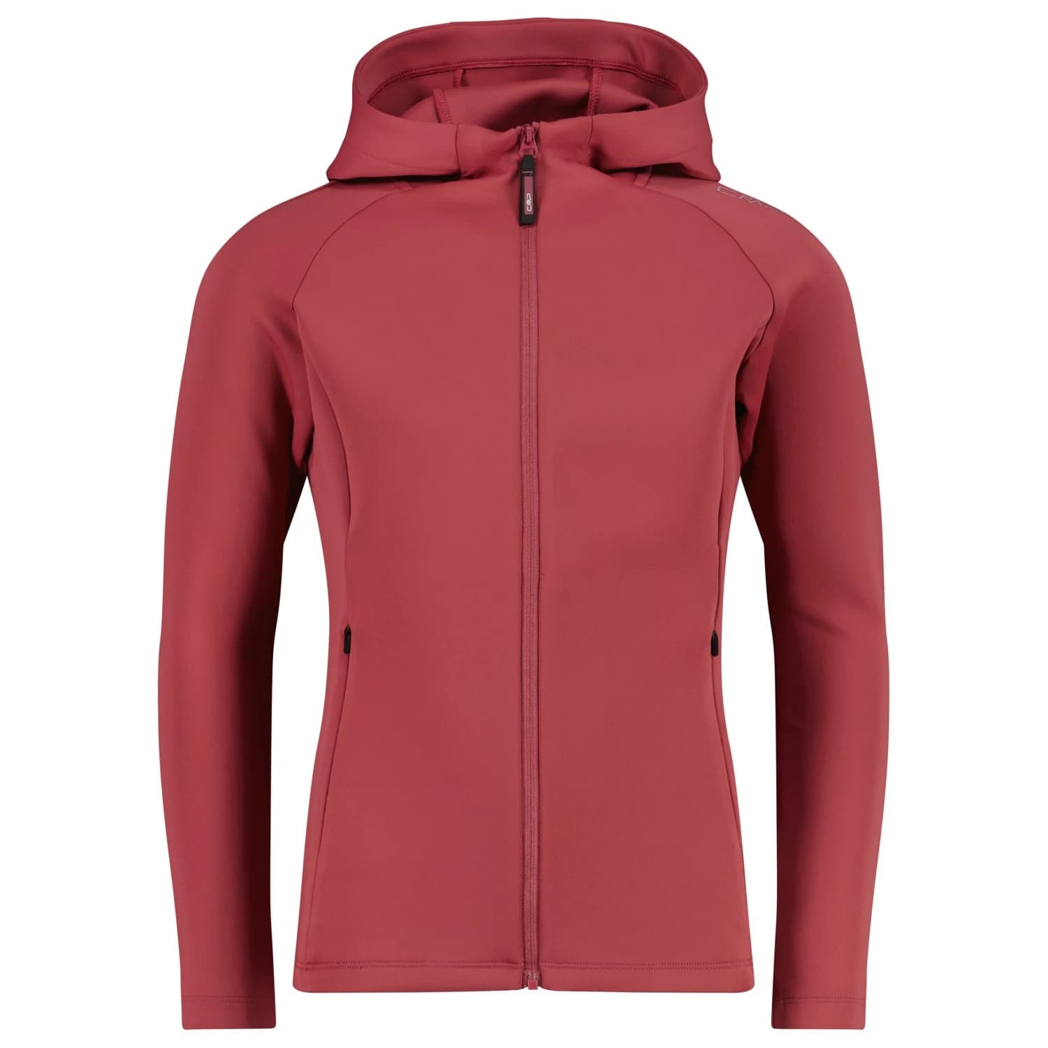 Поларено яке CMP Girl's Jacket Fix Hood Fleece jacket - Peony