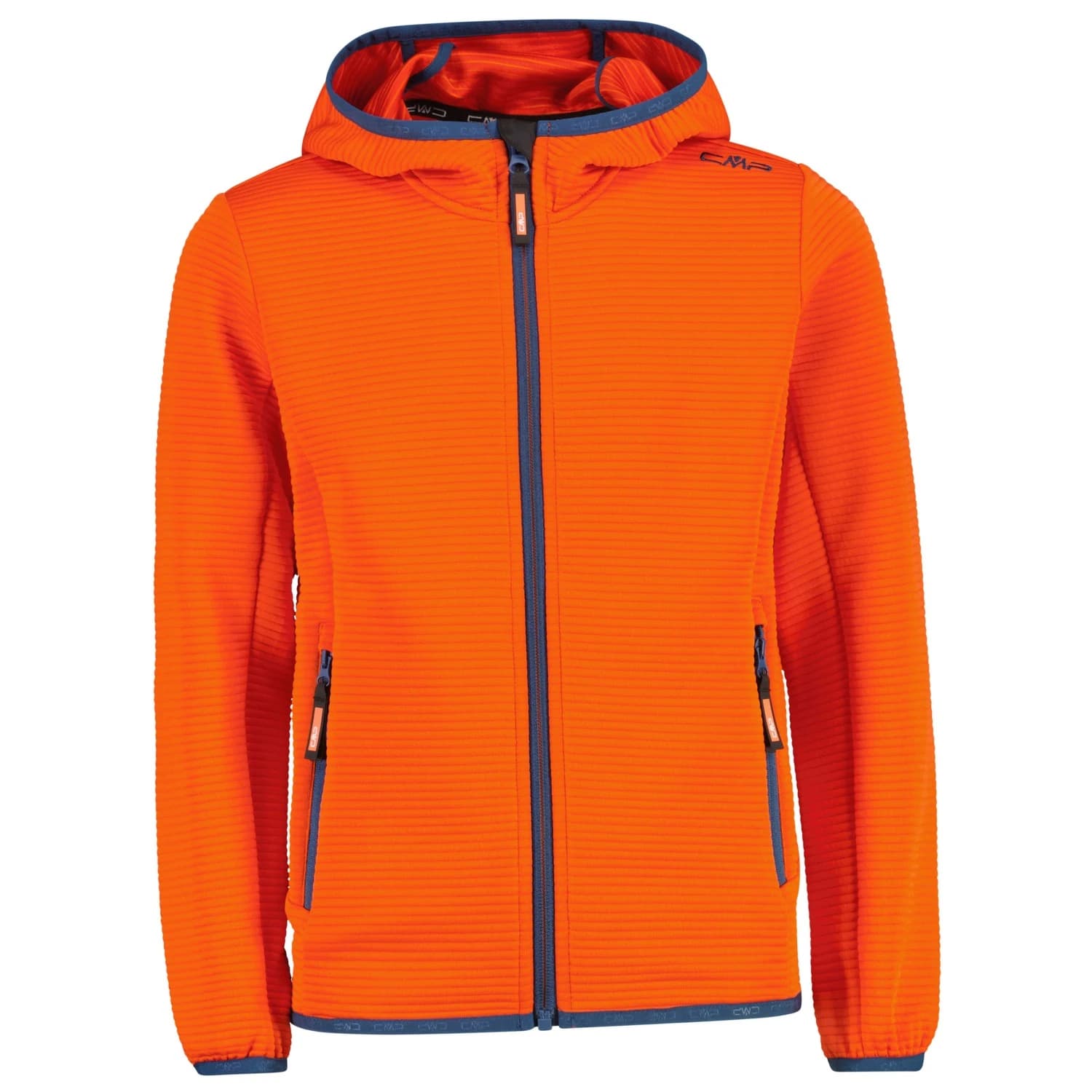 Детско поларено яке CMP Kid's Jacket with Fix Hood Fleece jacket - Orange