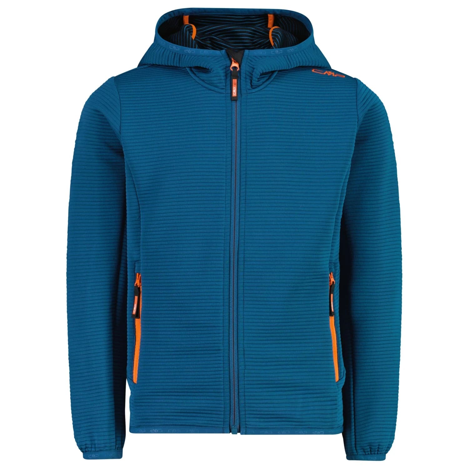 Детско поларено яке CMP Kid's Jacket with Fix Hood Fleece jacket - Petroleum
