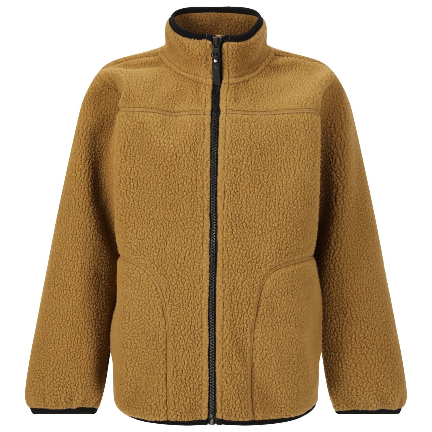 Детско поларено яке ZIG ZAG Kid's Root Teddy Fleece Jacket - Dull Gold