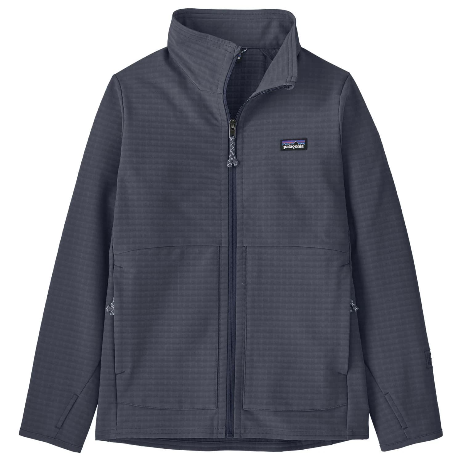 Детско софтшел яке Patagonia Kid's R1 Techface Jacket Softshell jacket - Smolder Blue