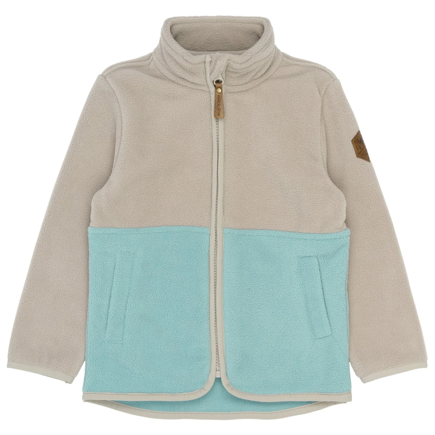 Детско поларено яке Mikk-line Kid's Fleece Jacket Recycled Fleece jacket - Stone Blue