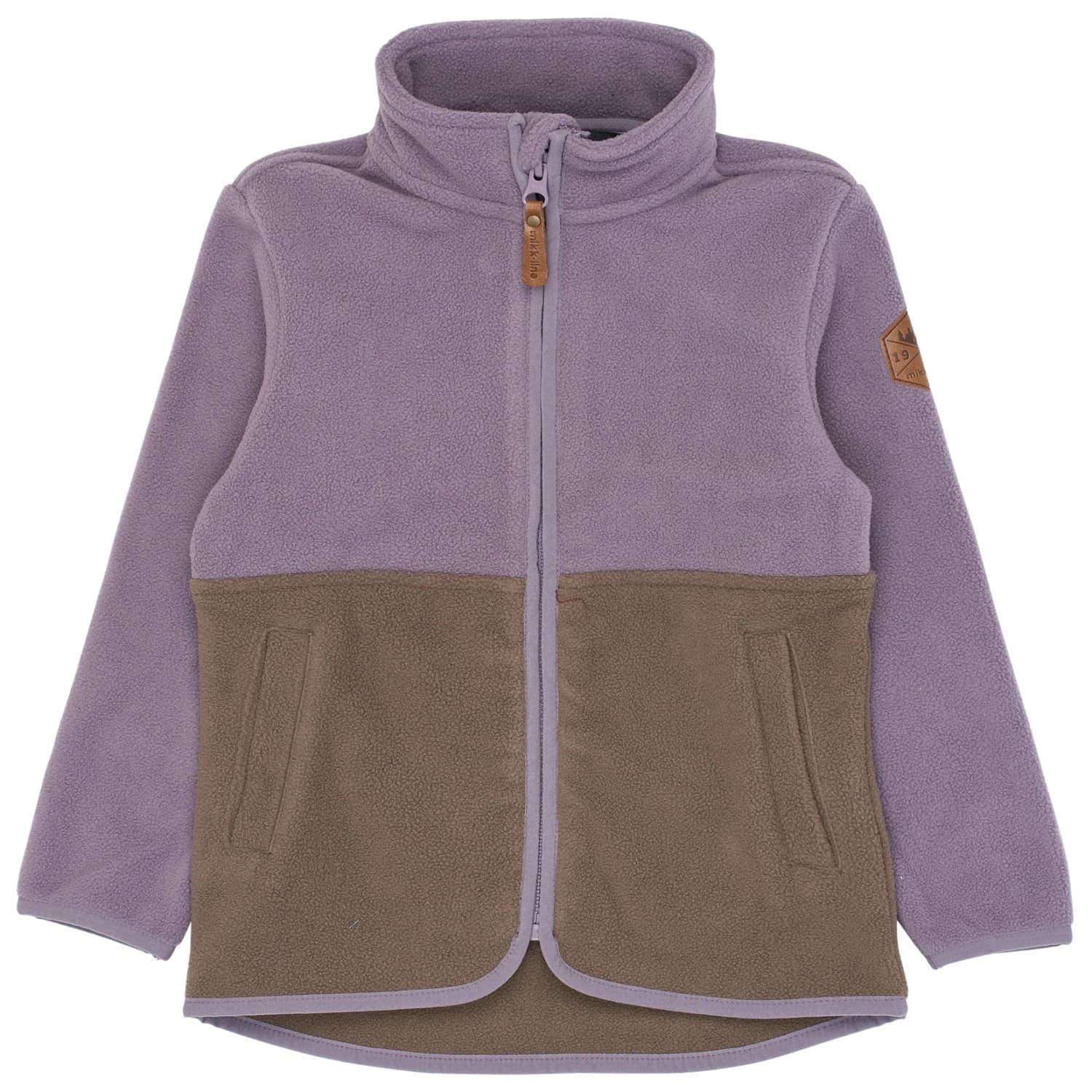 Детско поларено яке Mikk-Line Kid's Fleece Jacket Recycled Fleece jacket - Purple Sage