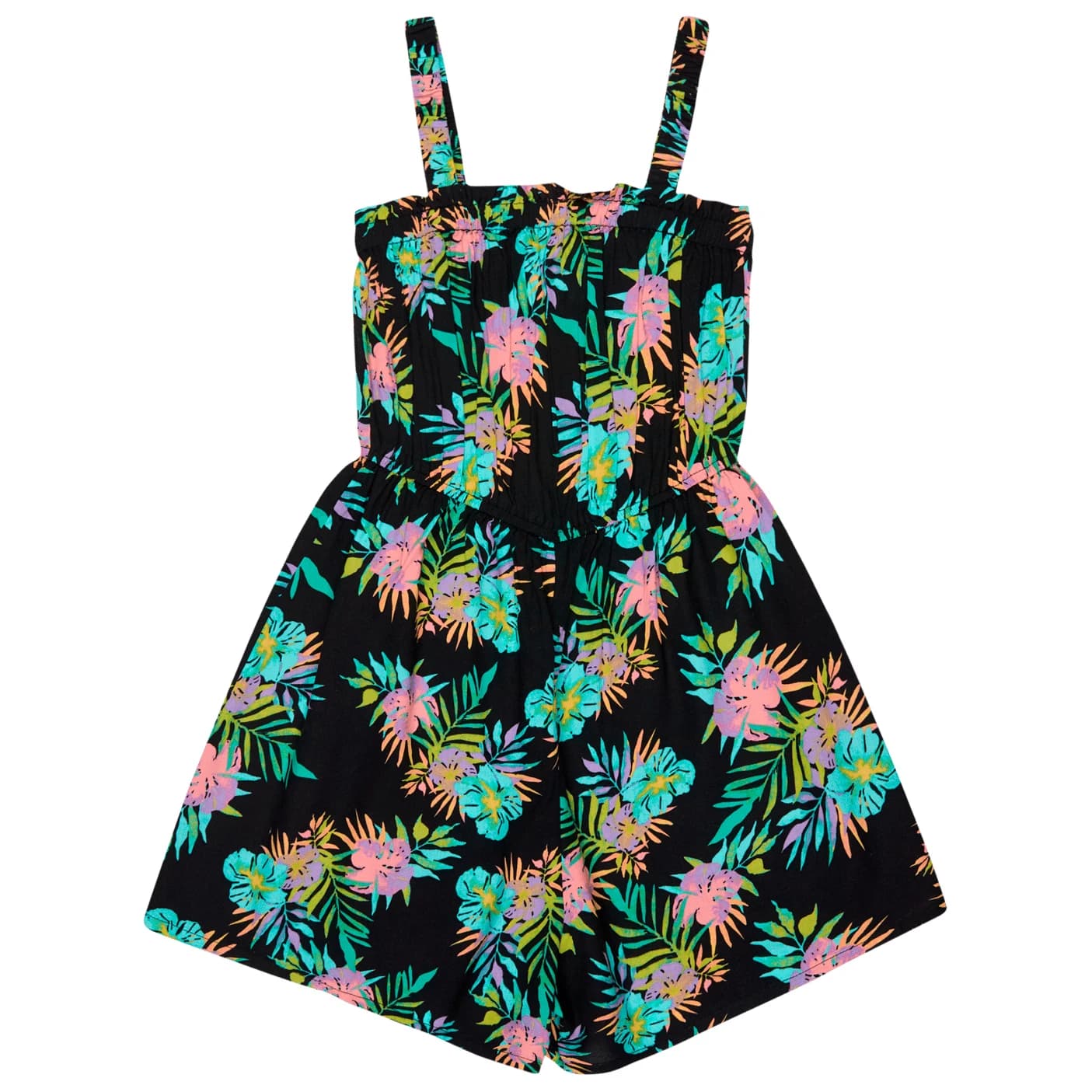 Детски гащеризон Roxy Kid's Playa Baby Printed Jumpsuit - Anthracite Aquarella Active Rg