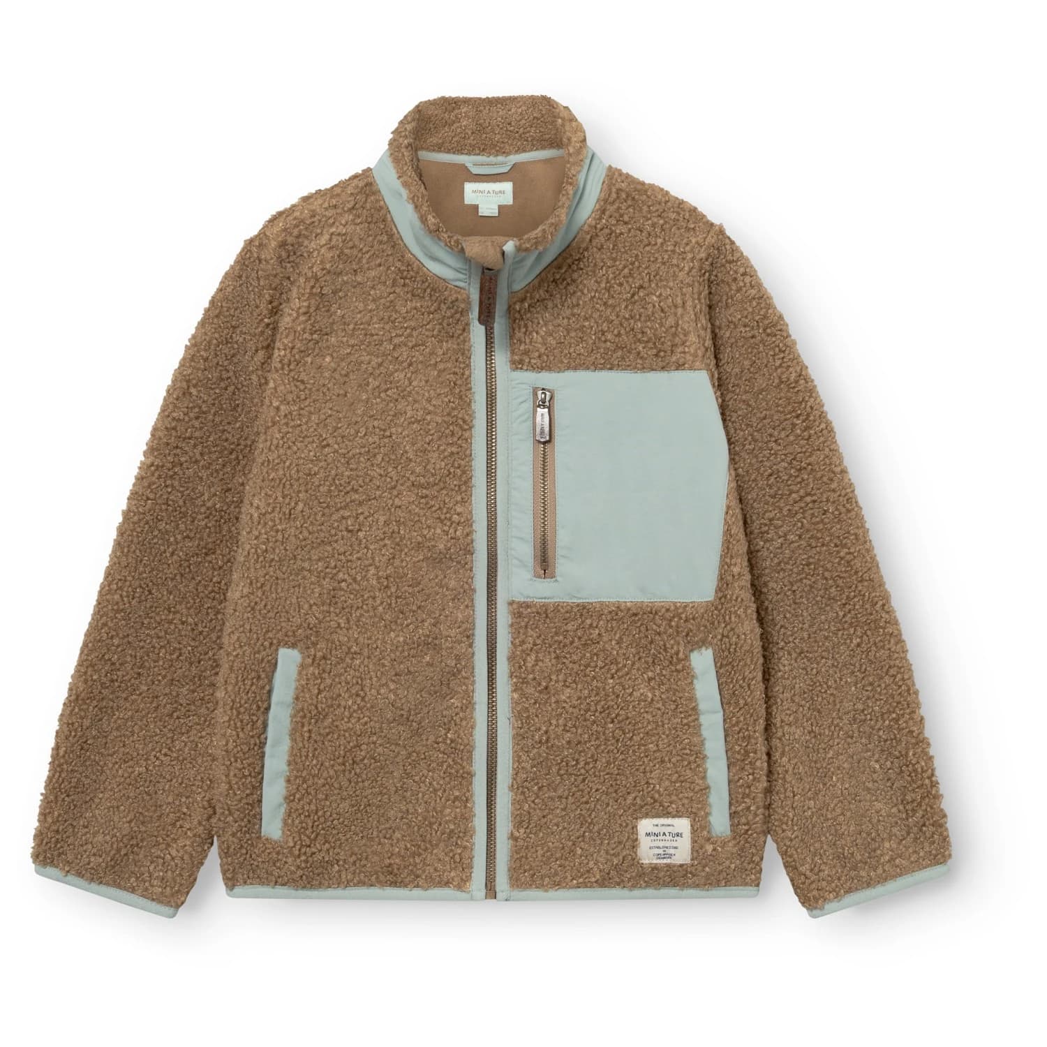 Детско поларено яке Mini A Ture Kid's Matalinur Fleece jacket - Otter Brown