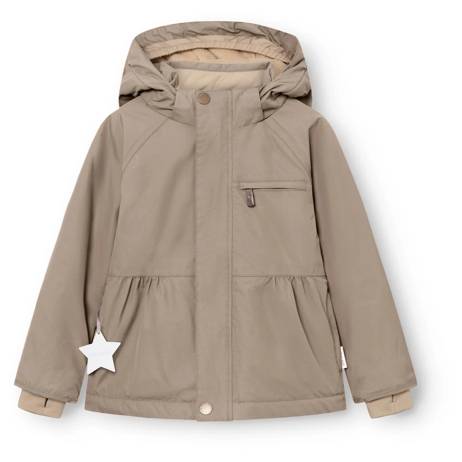 Детско зимно яке Mini A Ture Kid's Matbriddine Winter jacket - Grey Brown