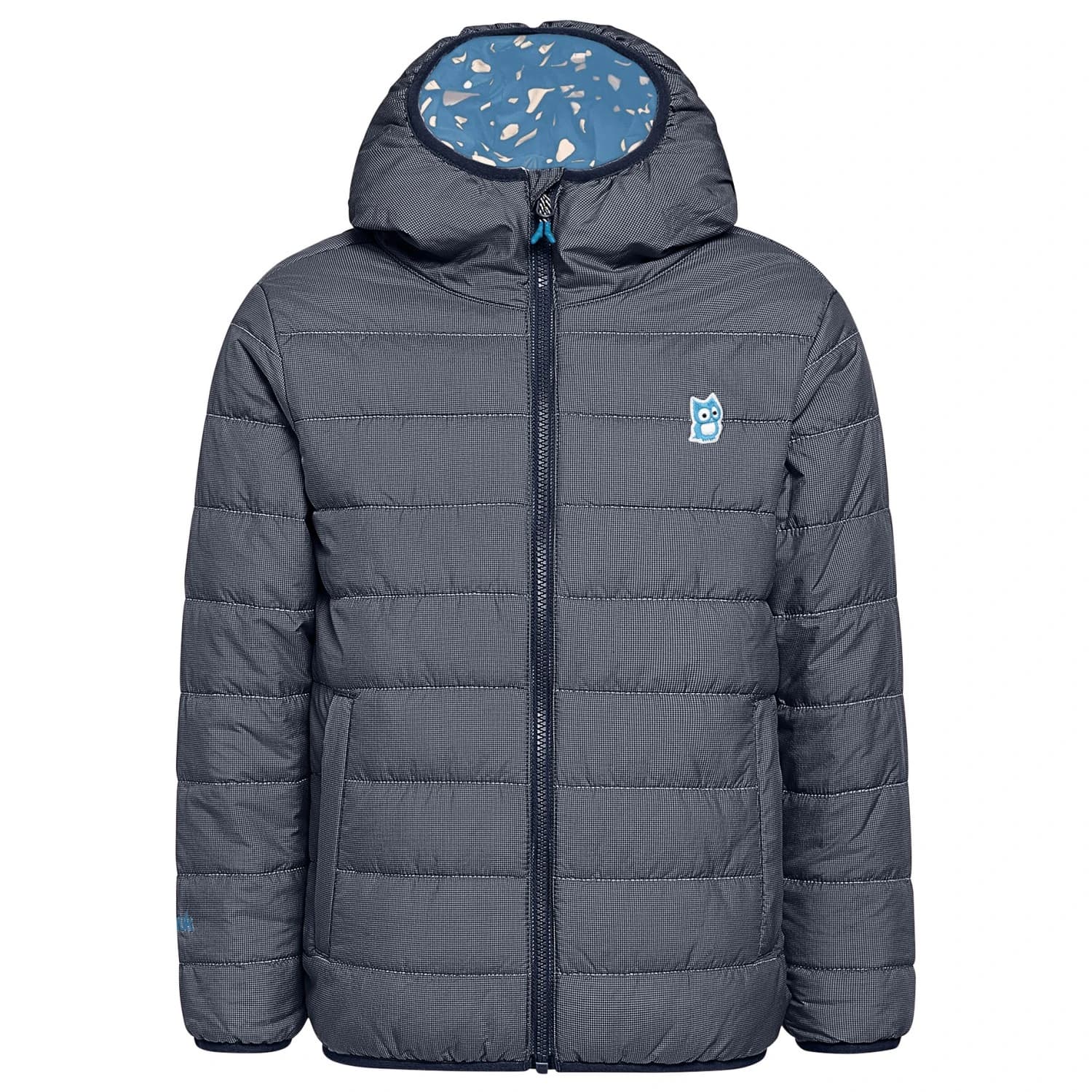 Детско синтетично яке Namuk Kid's Glow Wendbare Primaloft Jacke Underground Synthetic jacket - True Navy / Corporate Blue