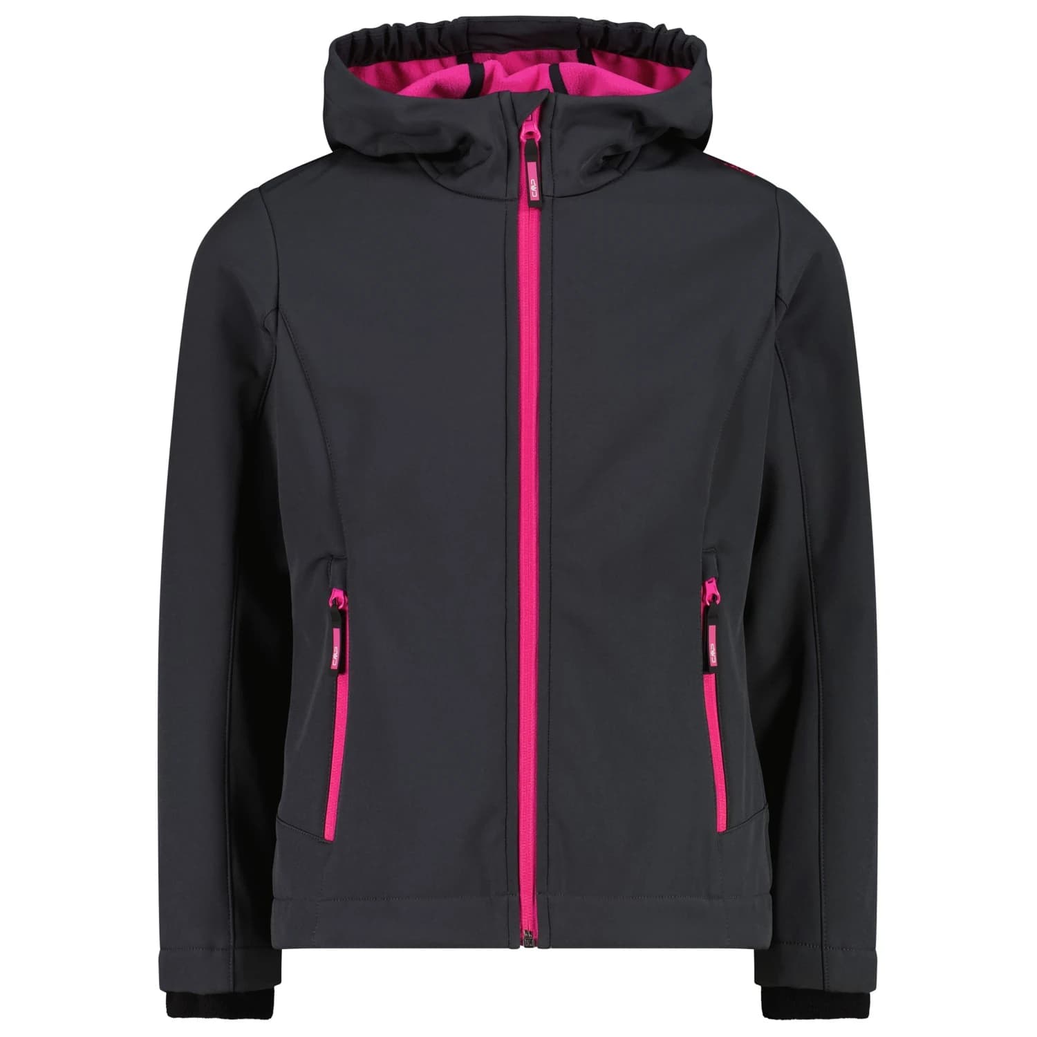 Софтшел яке CMP Girl's Jacket Fix Hood 3A29385N Softshell jacket - Antracite / Festival