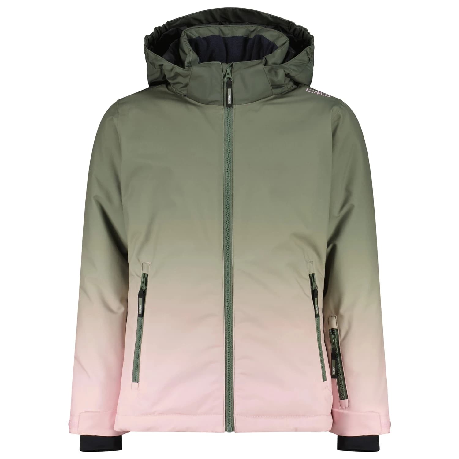 Ски яке CMP Girl's Jacket Snaps Hood 36W0775 Ski jacket - Salvia