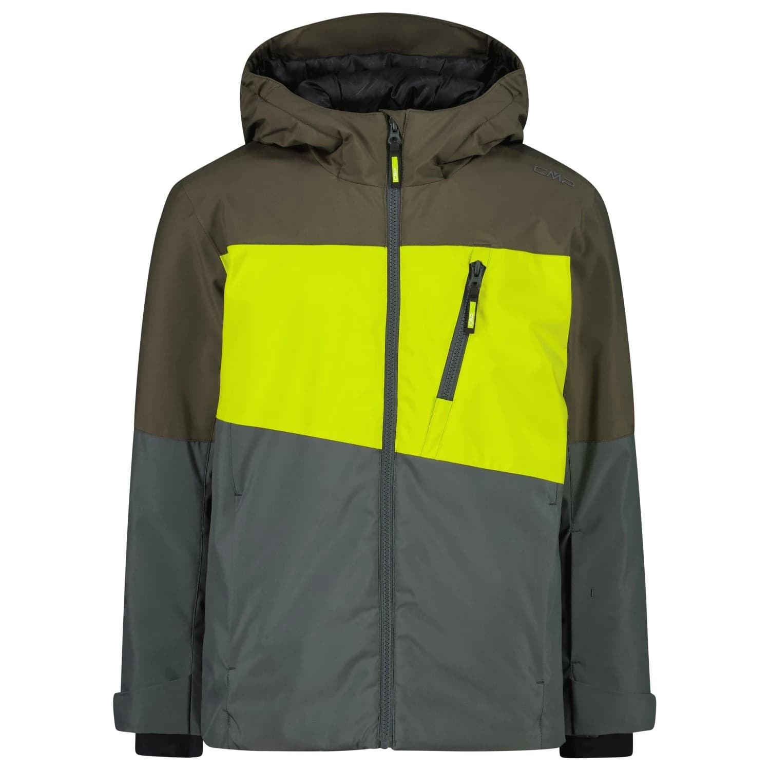 Детско ски яке CMP Kid's Jacket Fix Hood 36W0744 Ski jacket - Olive