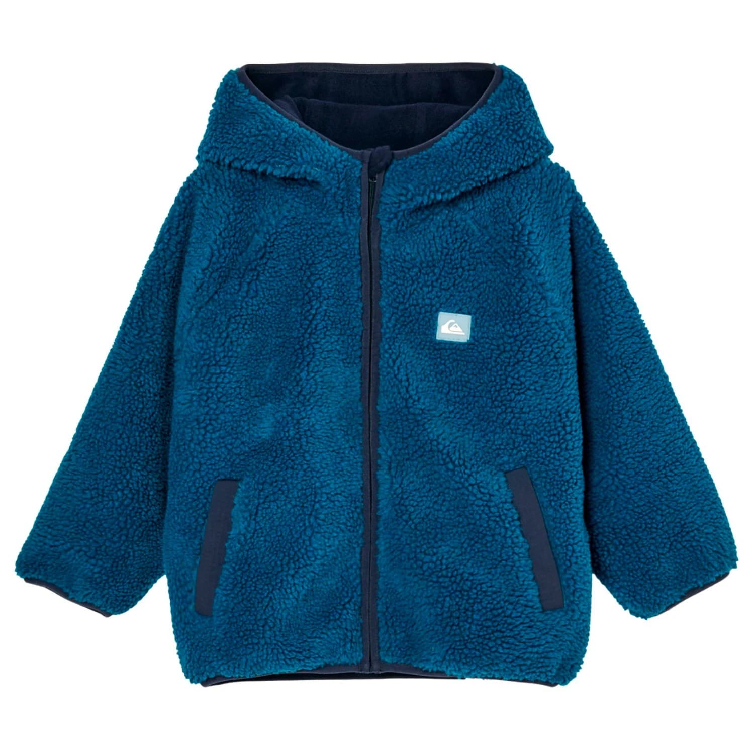 Поларено яке Quiksilver Boy's Slalom Polar Fleece Fleece jacket - Blue Coral