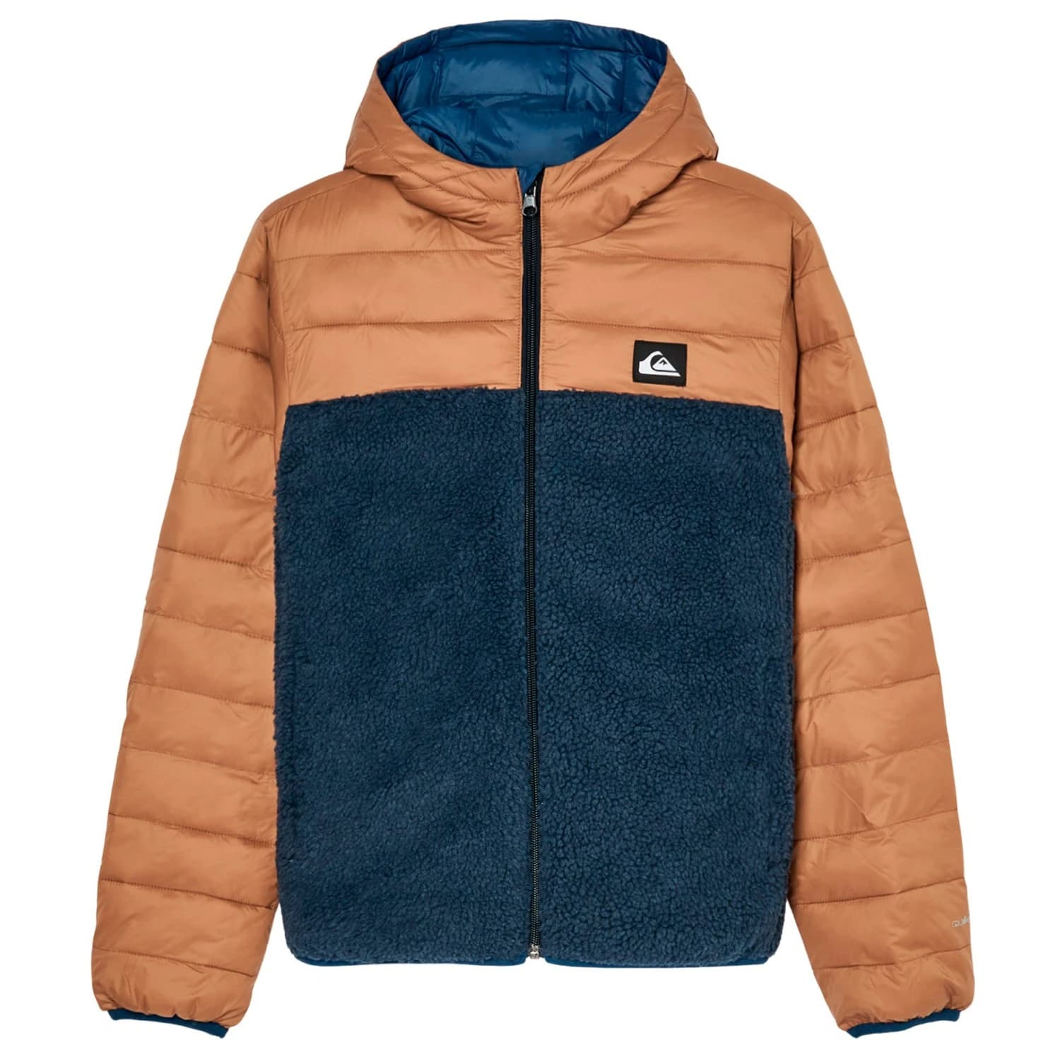 Синтетично яке Quiksilver Youth's Scaly Reversible Synthetic jacket - Rawhide