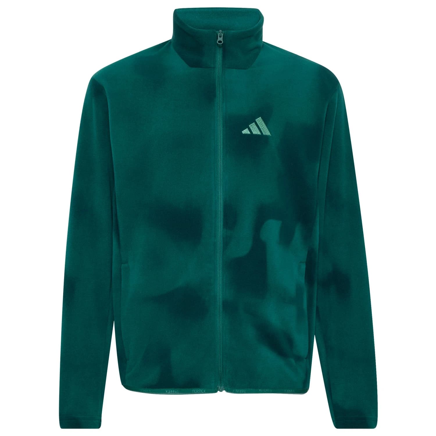 Детско поларено яке adidas Terrex Kid's MT All-Over-Print Fullzip Fleece Fleece jacket - Collegiate Green