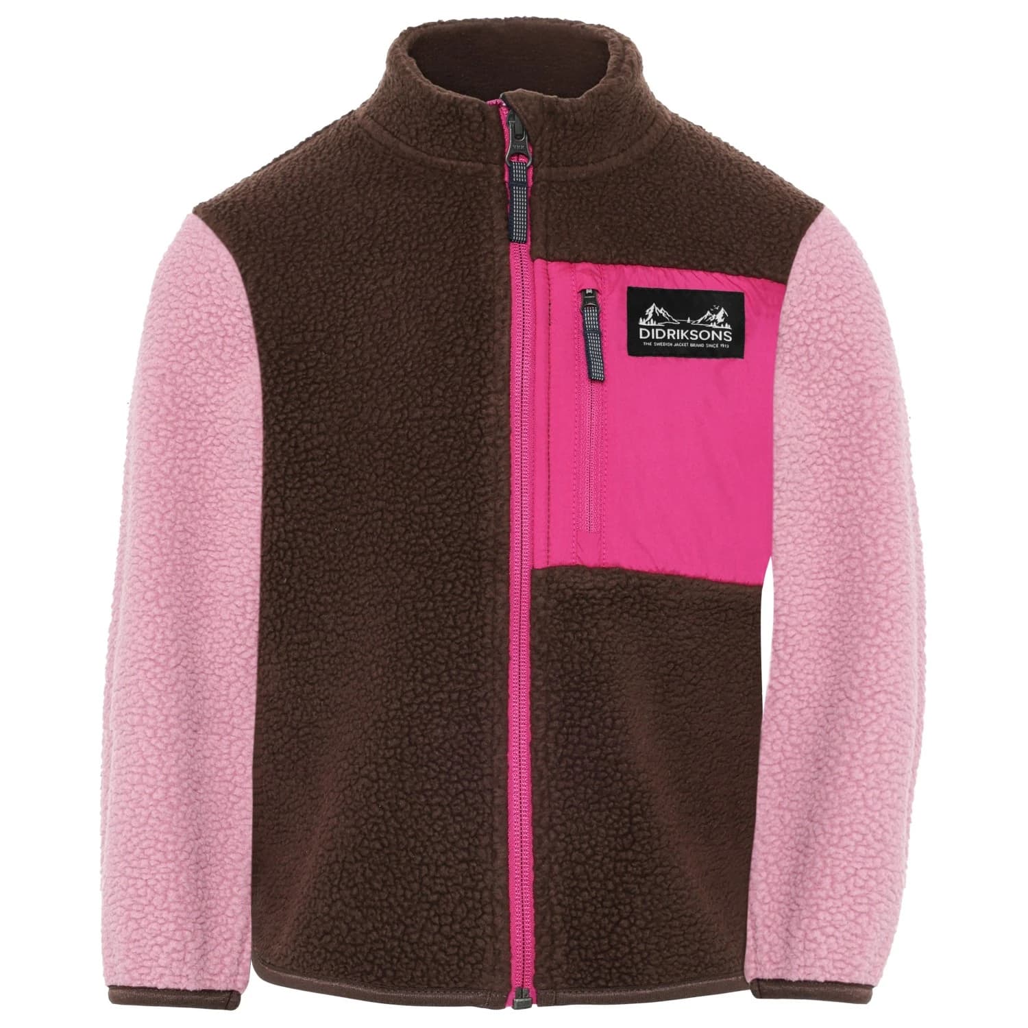 Детско поларено яке Didriksons Kid's Anten Full-Zip Fleece jacket - Oyster Pink