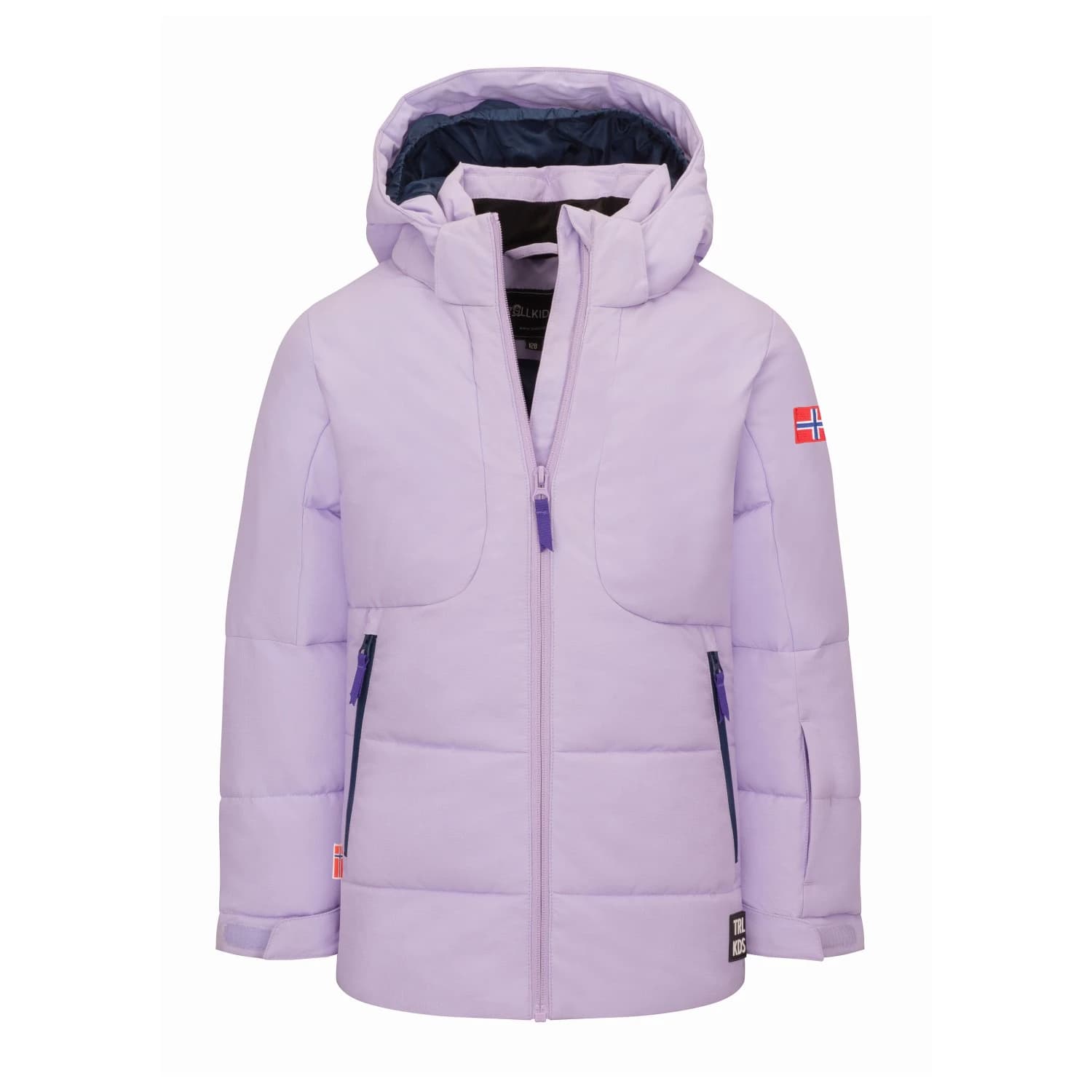 Детско ски яке Trollkids Girl's Rauland Jacket XT Ski jacket - Soft Purple