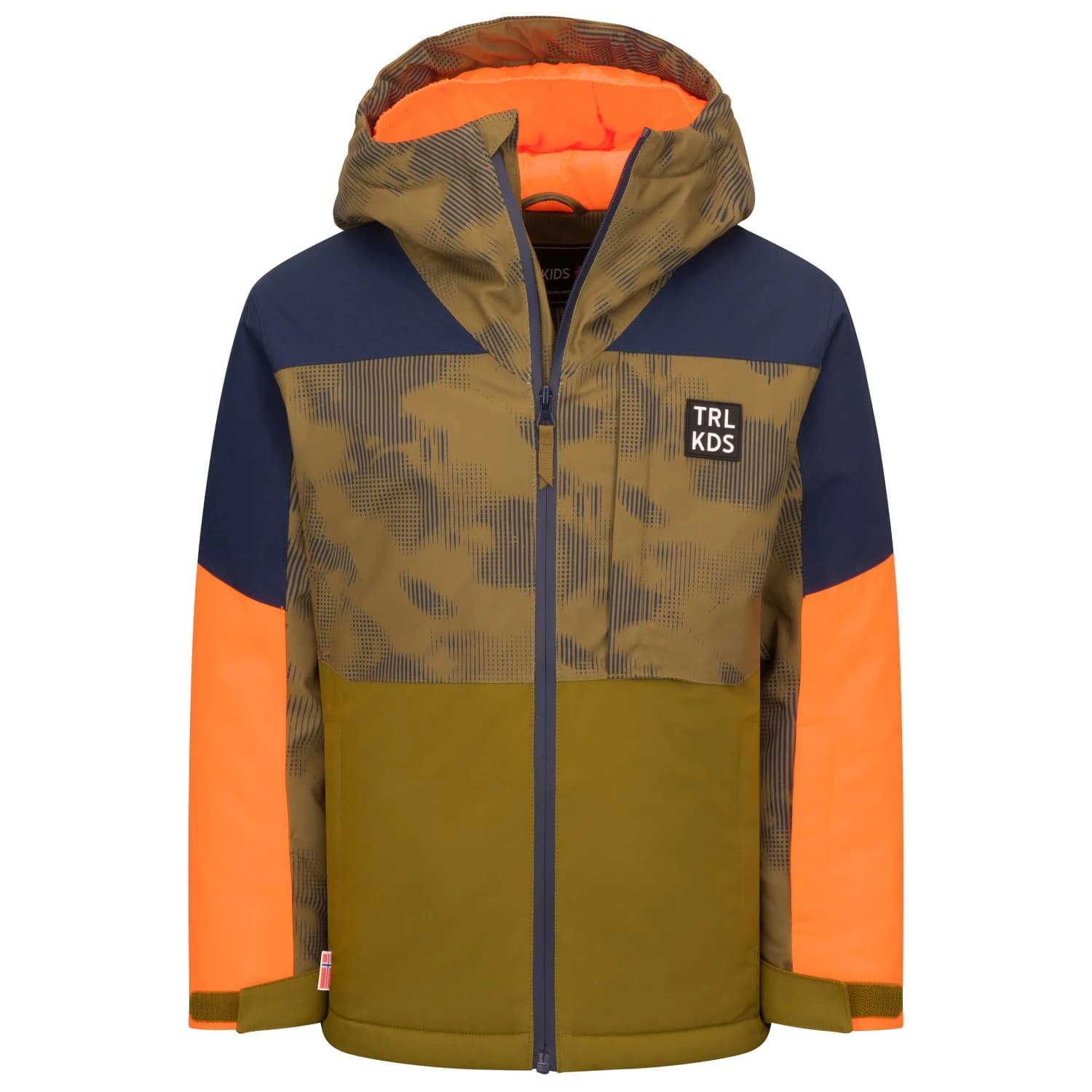Детско ски яке Trollkids Kid's Lifjell Jacket XT Ski jacket - Spruce Green / Navy