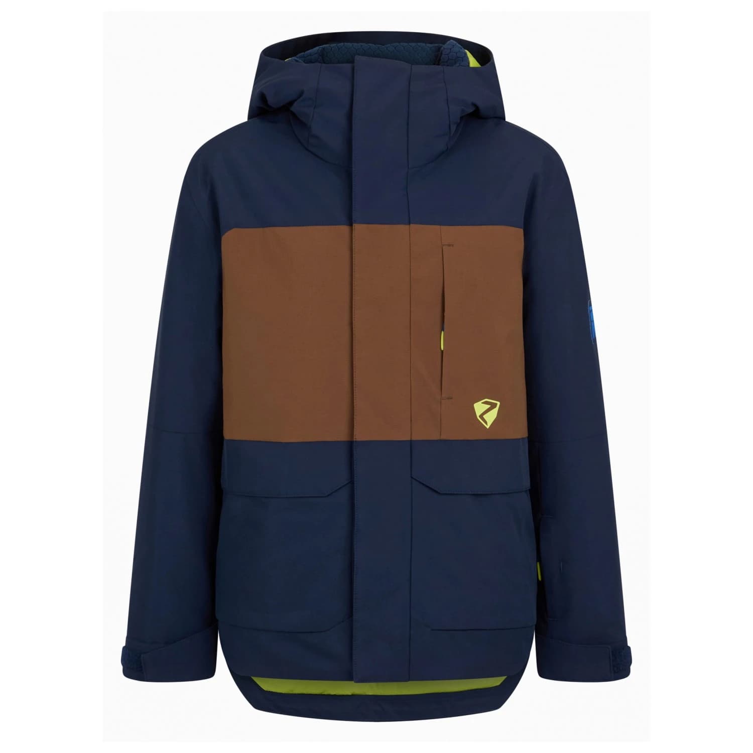 Ски яке Ziener Boy's Alim-Z Ski jacket - Dark Chestnut Ripstop