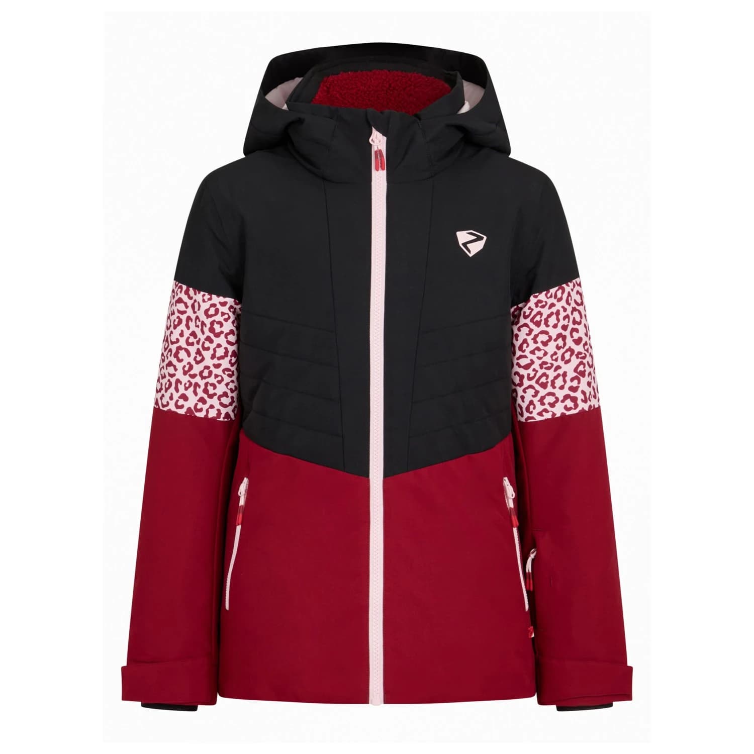 Ски яке Ziener Girl's Arisa-Z Ski jacket - Wine Pigment