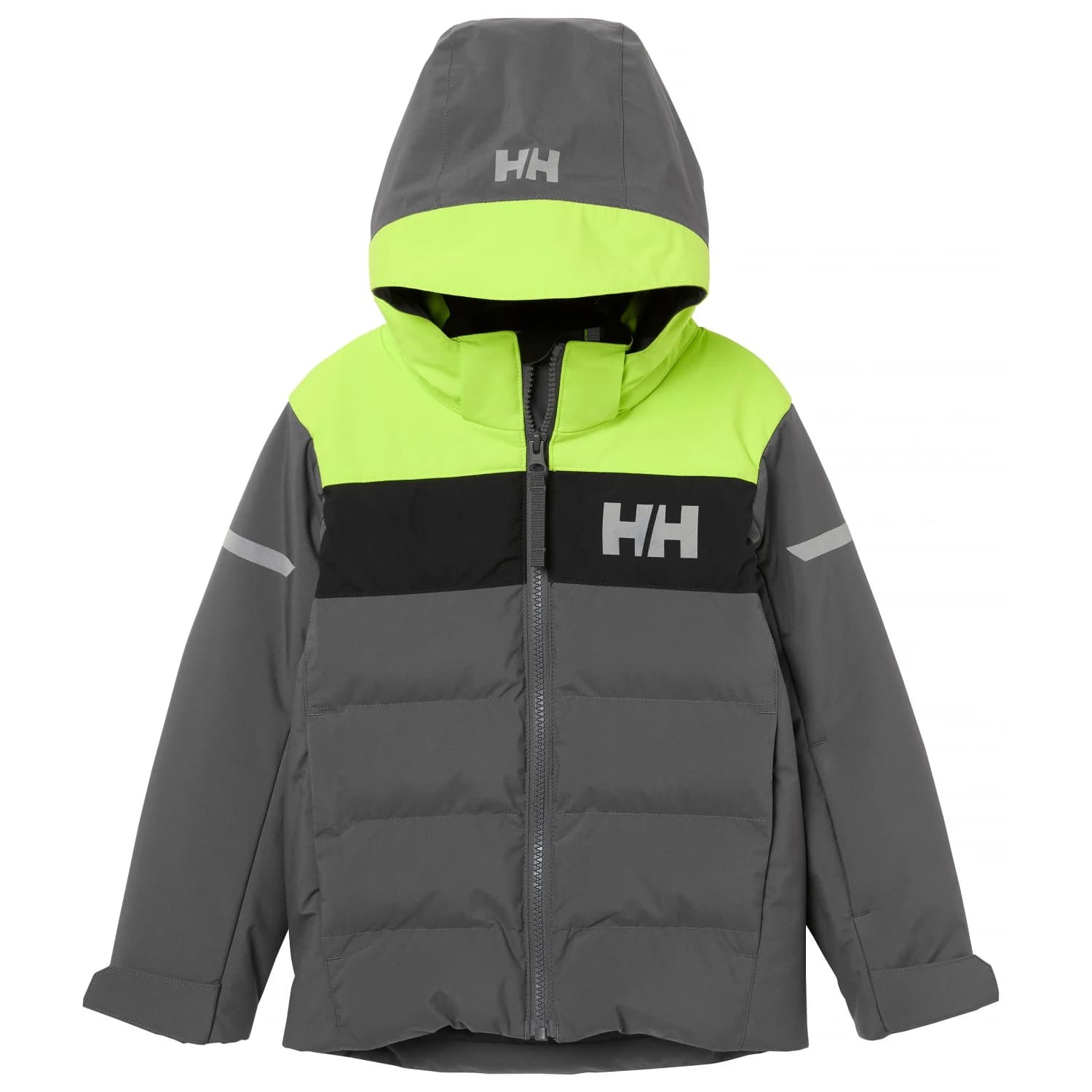 Детско зимно яке Helly Hansen Kid's Vertical Ins Jacket Winter jacket - Thunder Grey