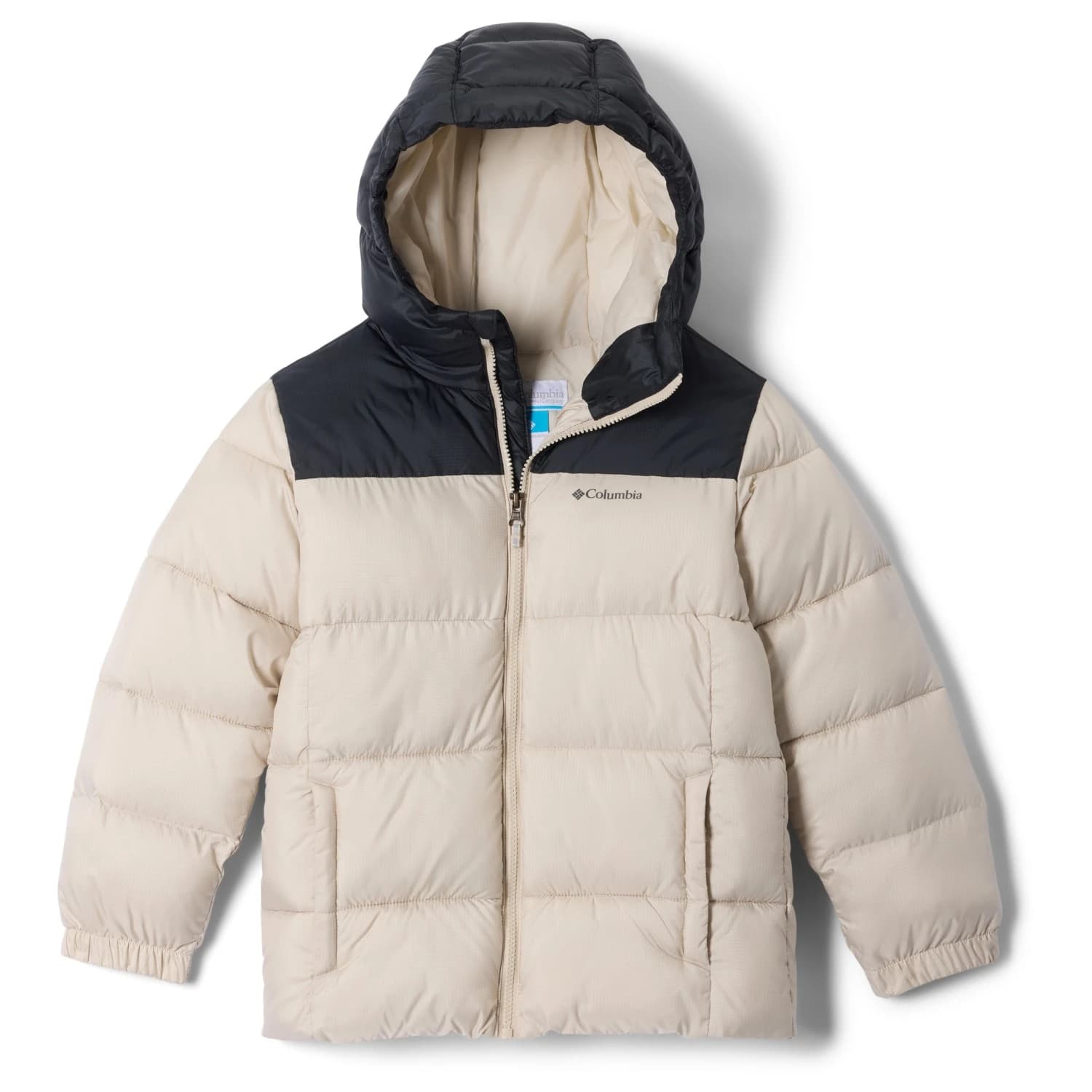 Детско синтетично яке Columbia Kid's Puffect Hooded Jacket Synthetic jacket - Dark Stone / Black