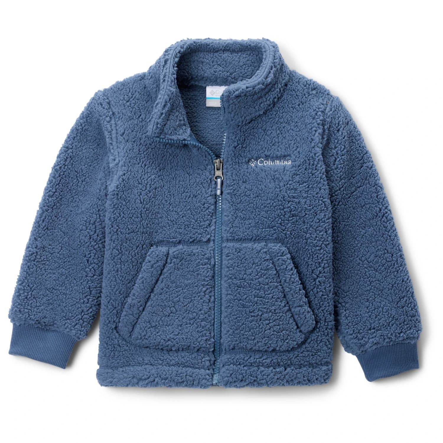 Детско поларено яке Columbia Kid's Rugged Ridge II Sherpa Full Zip Fleece jacket - Dark Mountain
