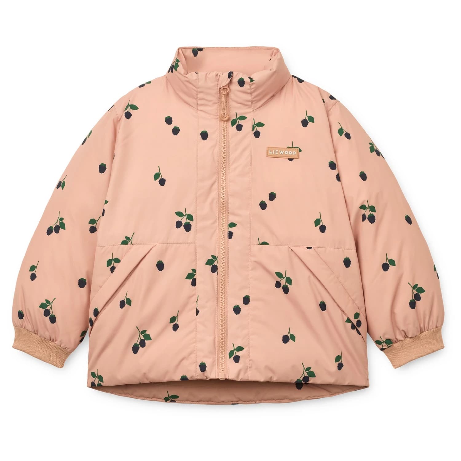 Детско зимно яке LIEWOOD Kid's Bran Winter jacket - Berry / Pale Tuscany