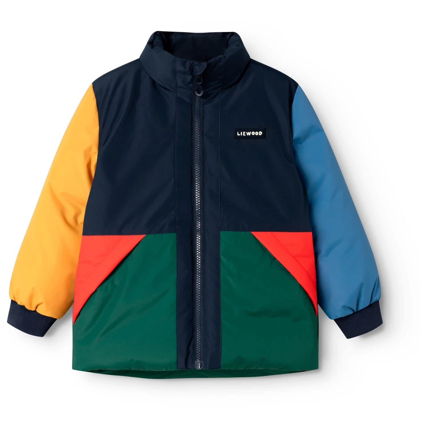 Детско зимно яке LIEWOOD Kid's Bran Winter jacket - Classic Navy Multi Mix