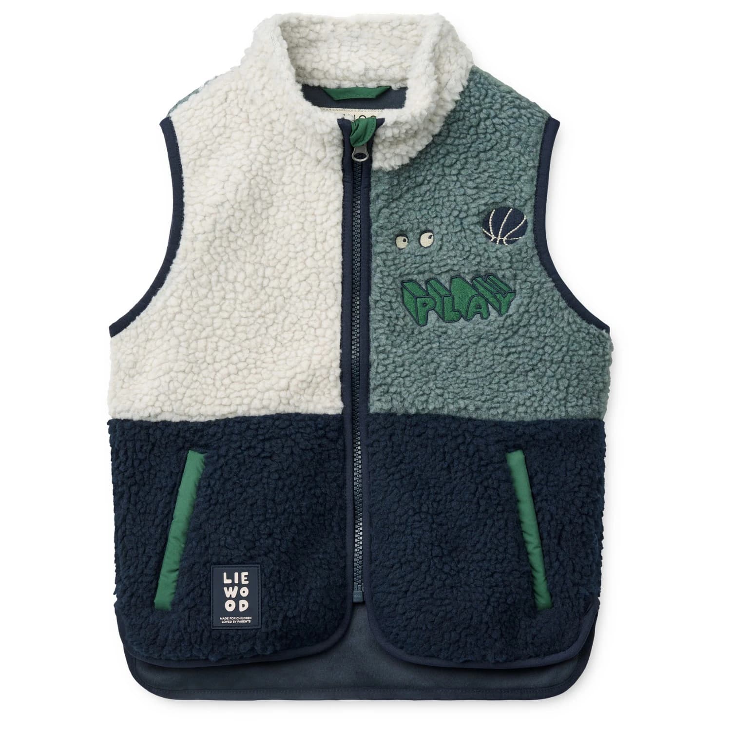 Детски поларен елек LIEWOOD Kid's Vada Pile Vest Fleece vest - Play Mix