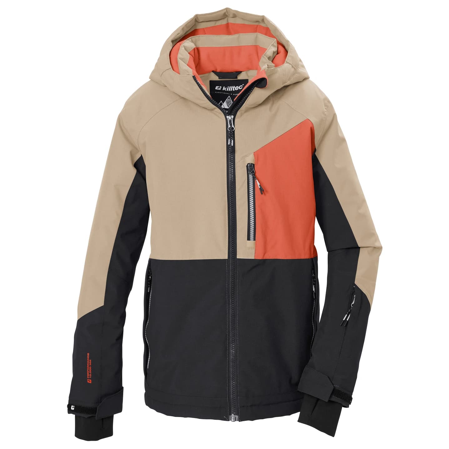 Ски яке killtec Boy's Ksw 206 Ski Jacket - Creme